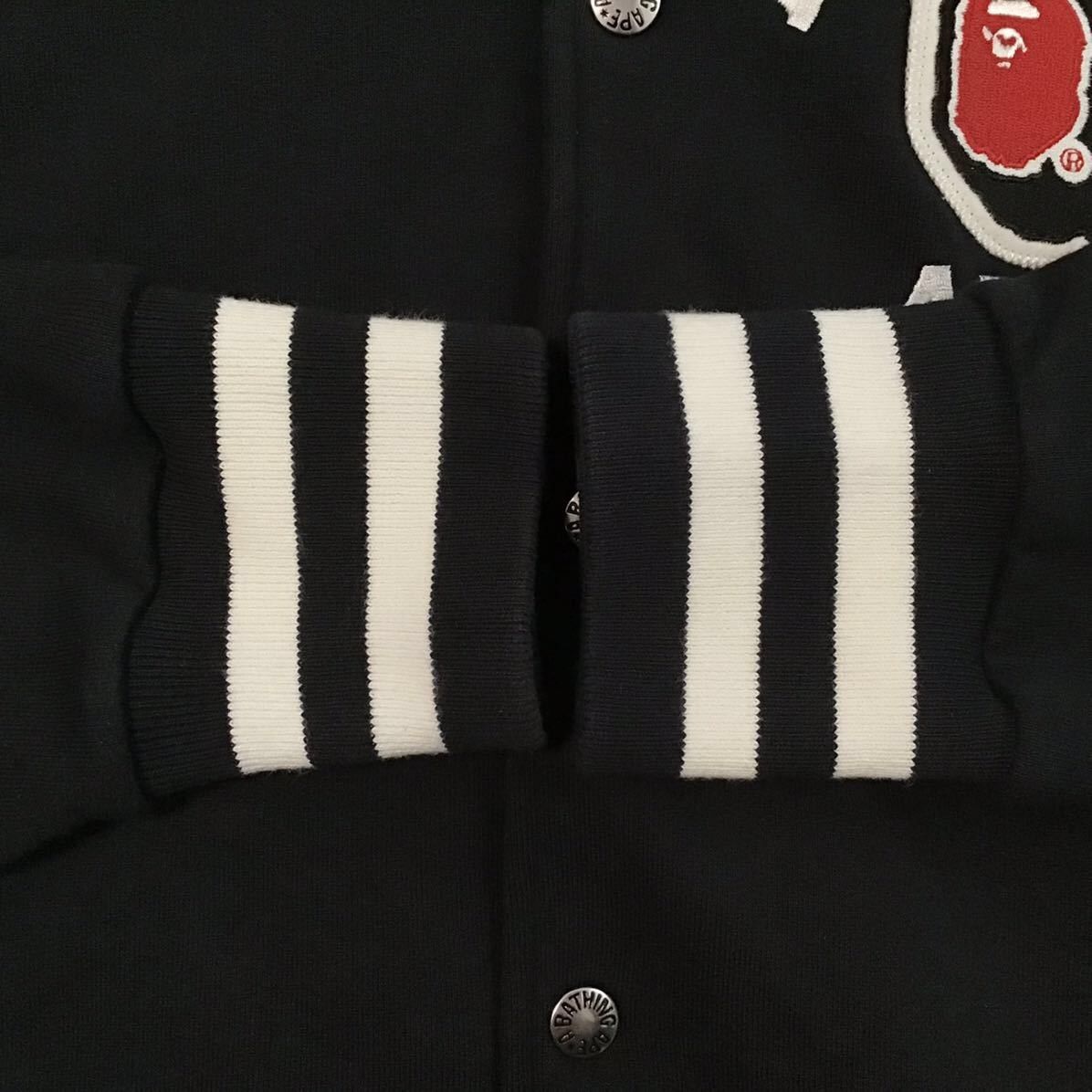 Bape × Nigo BAPE LOGO Sweat varsity jacket a bathing ape NIGO Size US M / EU 48-50 / 2 - 8 Thumbnail