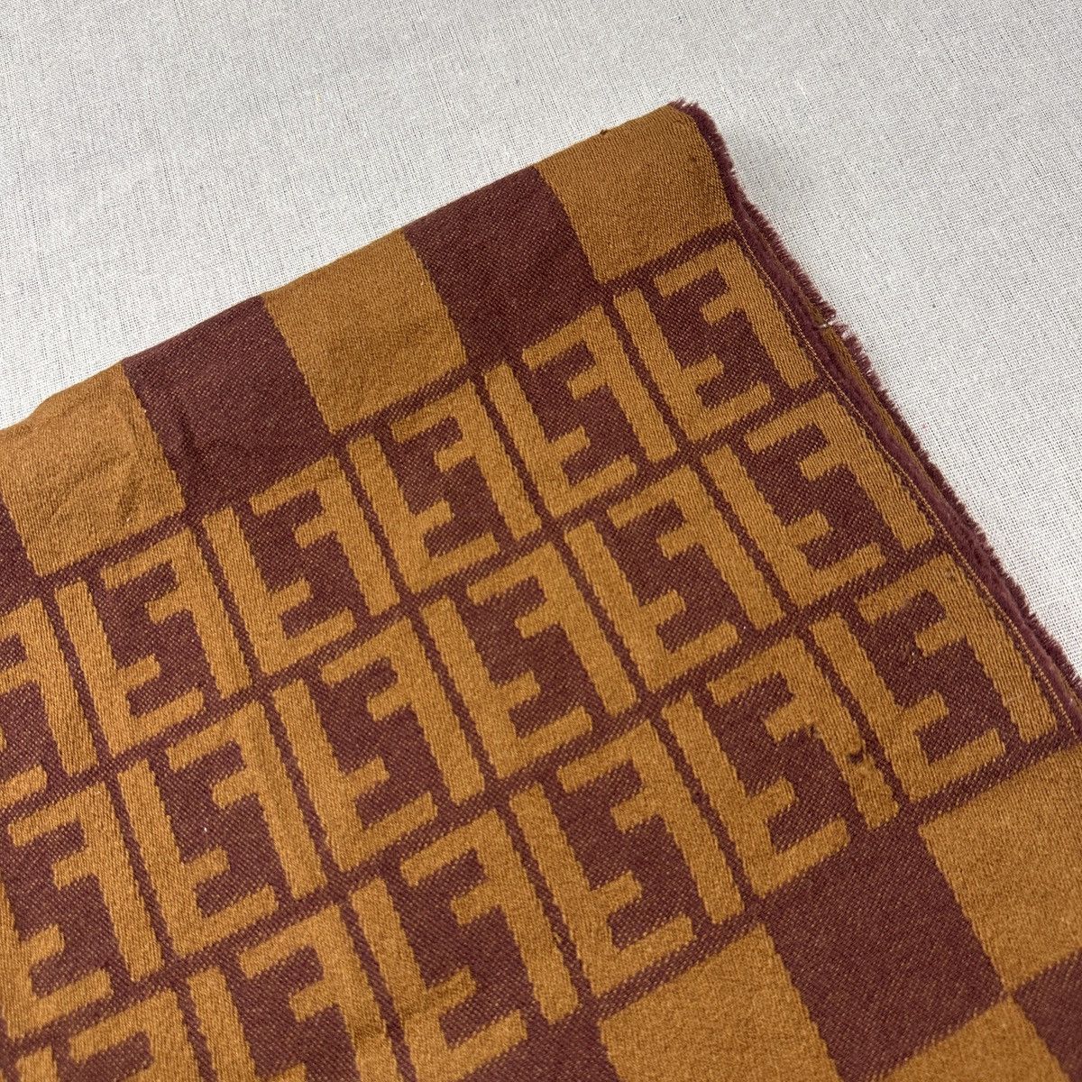 Fendi Fendi Scarf Wool Muffler Neck Wrap Size ONE SIZE - 3 Thumbnail