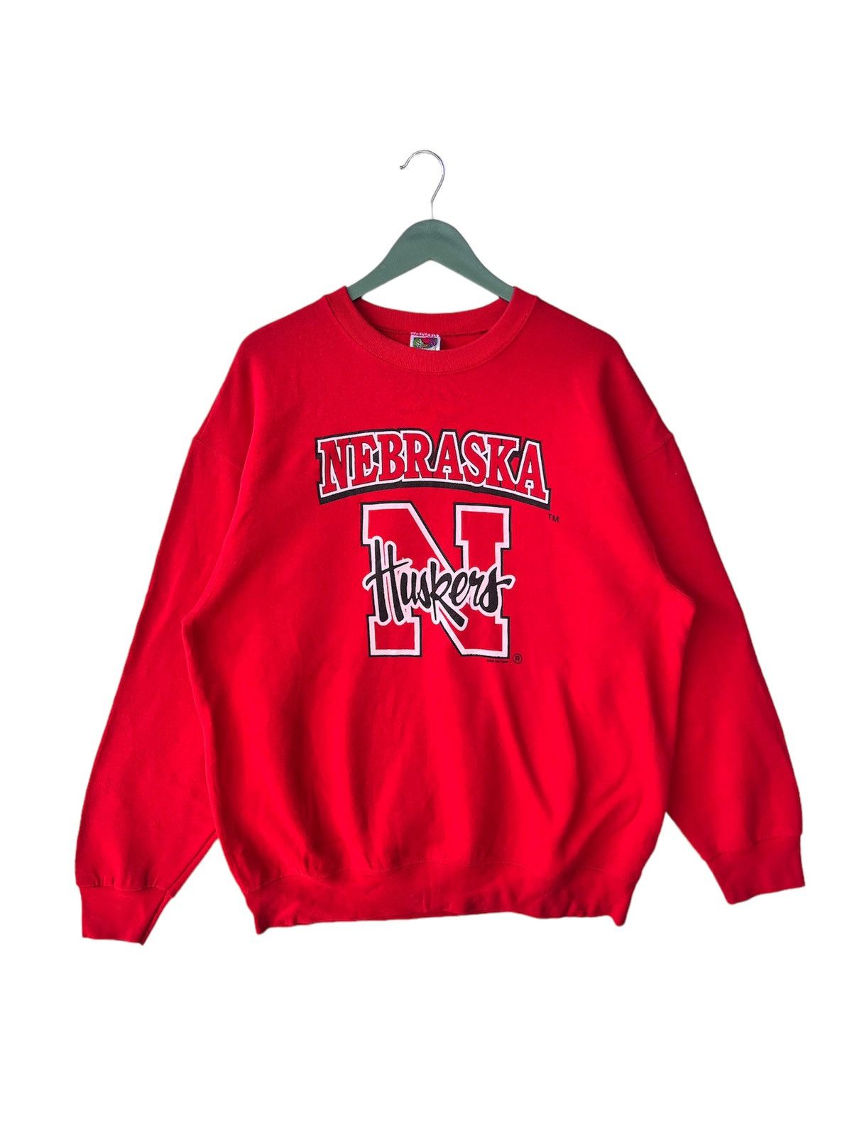 Fruit Of The Loom Vintage 2002 Nebraska Huskers Sweatshirt Size US XL / EU 56 / 4 - 1 Thumbnail