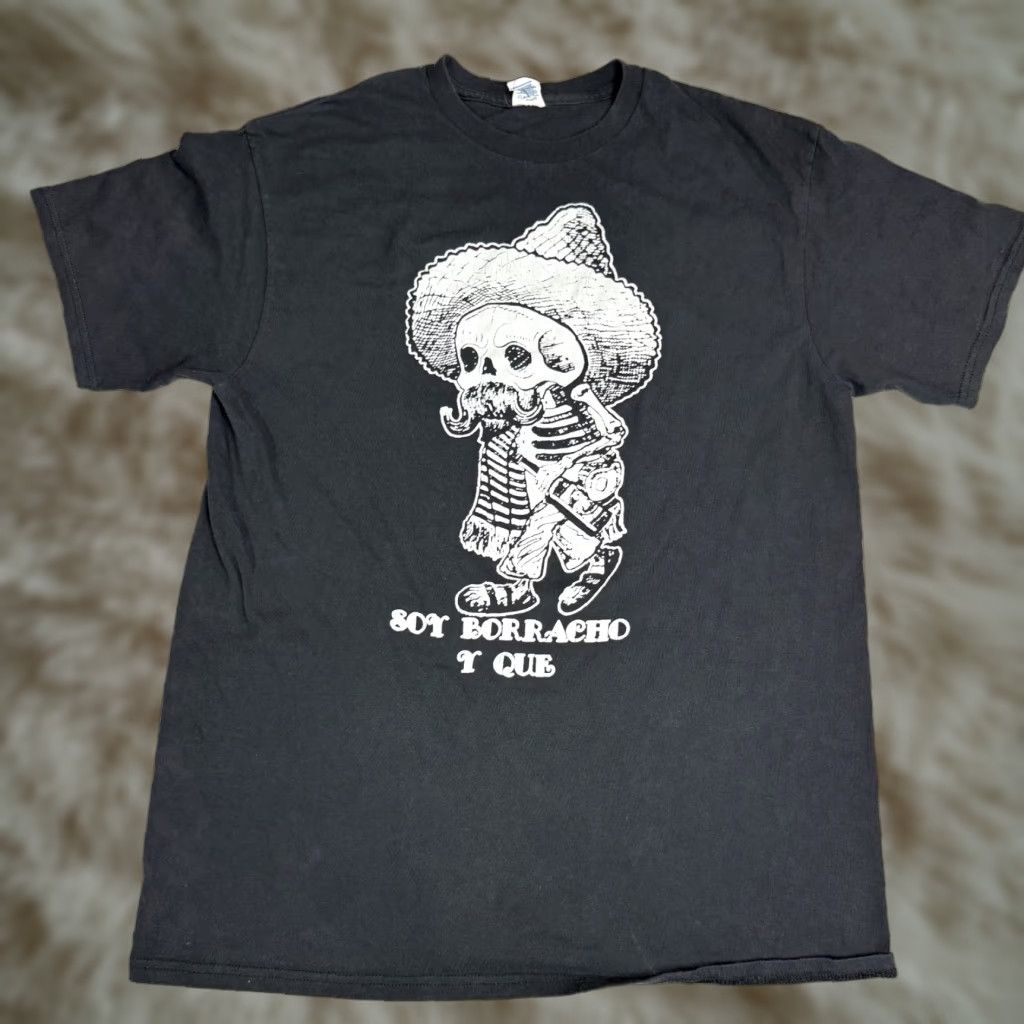Vintage VINTAGE Black Cotton T-Shirt Short Sleeve Slim Fit Men Sz L Nike Shirt Size US L / EU 52-54 / 3 - 1 Thumbnail