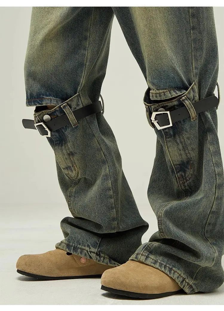 Japanese Brand Decorative belt strap jeans Size US 32 / EU 48 - 4 Thumbnail