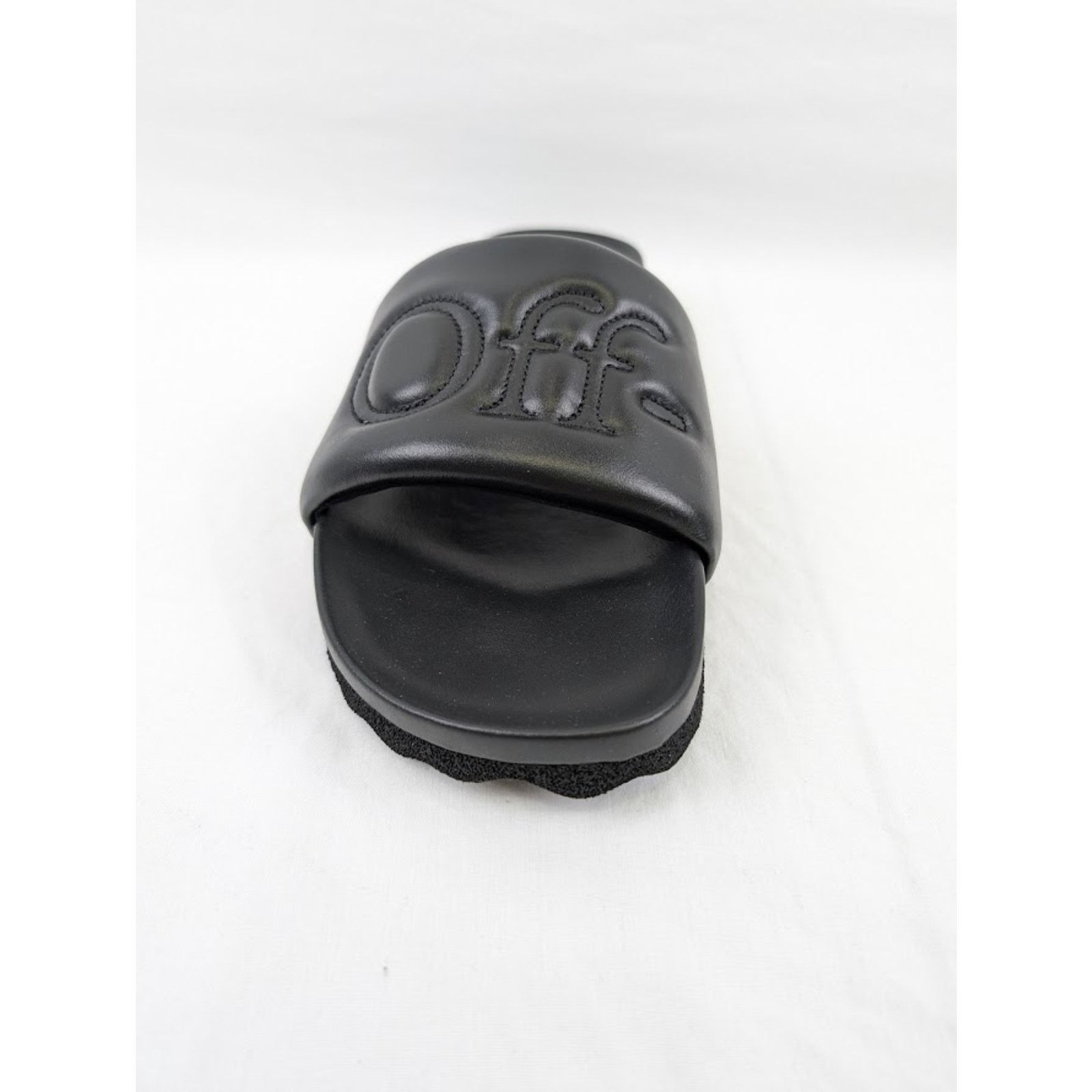 Off-White o1rshd1 Bookish Leather Slider in Black Size US 12 / EU 45 - 6 Thumbnail