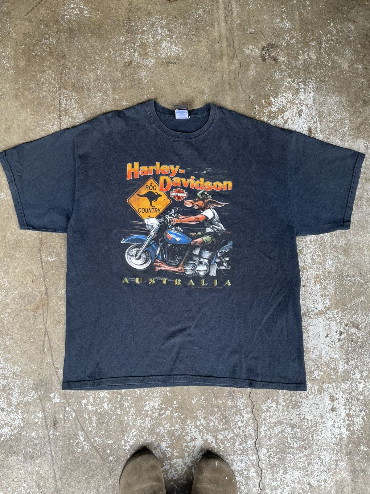 Harley Davidson Vintage 1992 Harley Davidson Australia Shirt Size US XXL / EU 58 / 5 - 3 Thumbnail