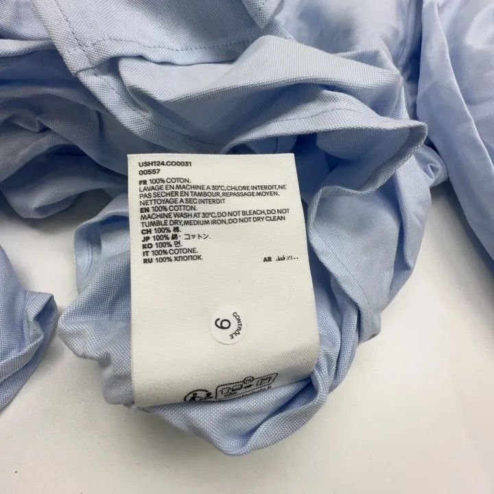 AMI AMIPARIS Heart Logo Button-Up Shirt for SS23 -2507 Size US XL / EU 56 / 4 - 4 Thumbnail