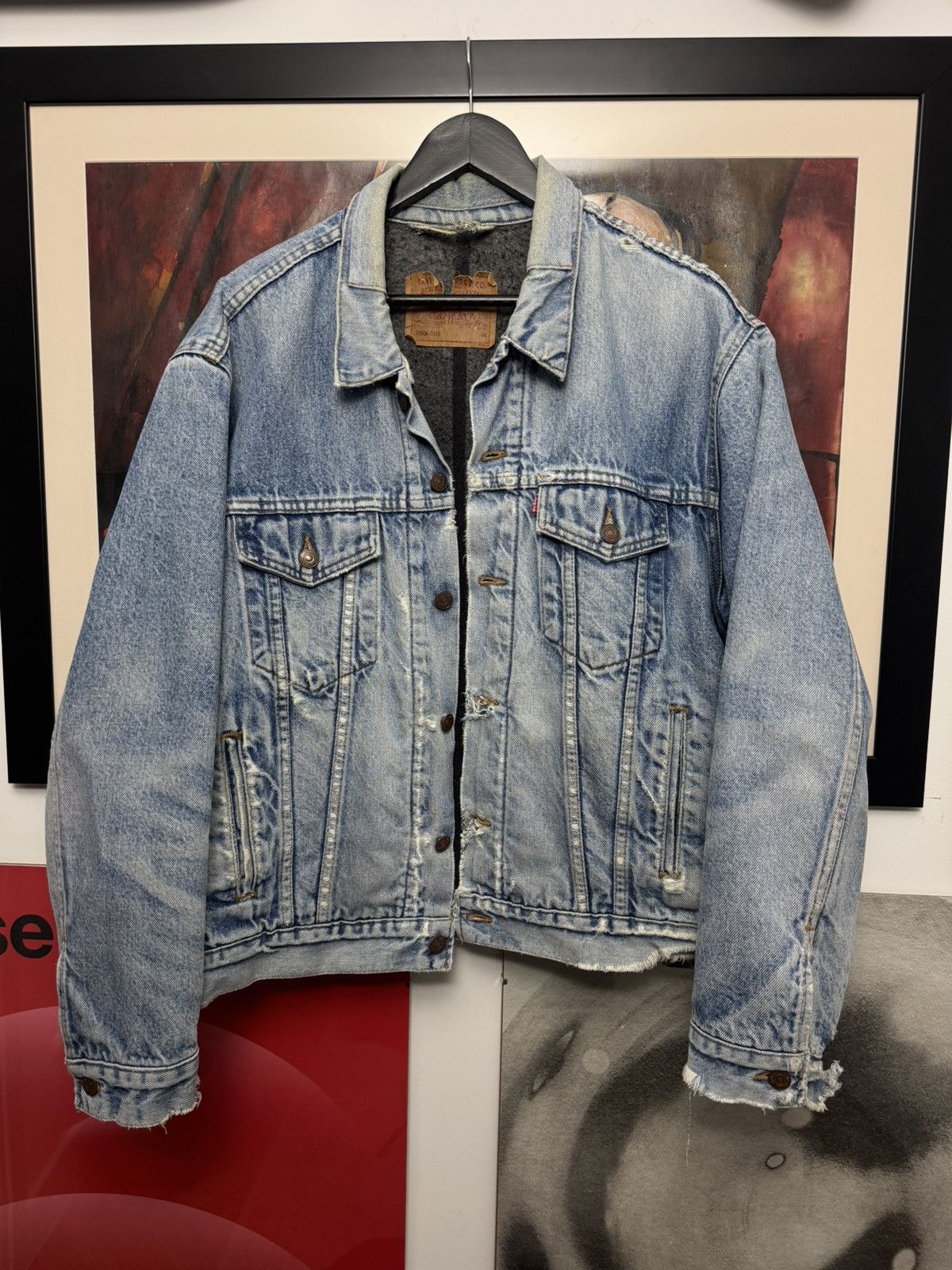 Levi's Levis Vintage 90s Denim Trucker Jacket 70506 Made In USA Size US L / EU 52-54 / 3 - 2 Thumbnail