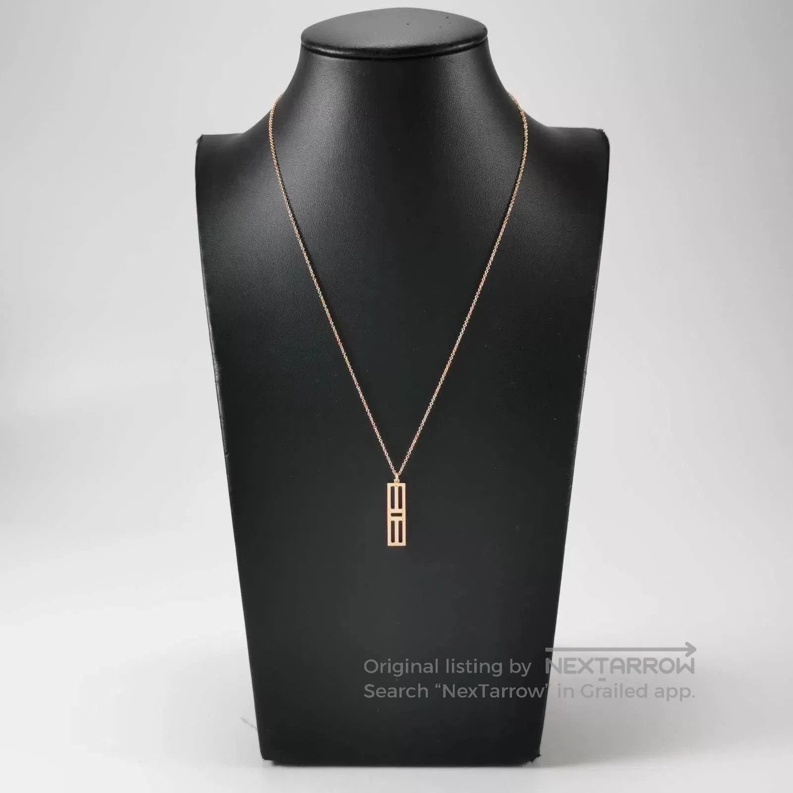 Tiffany & Co. Tiffany Rose Gold Double T Necklace. Size ONE SIZE - 4 Thumbnail