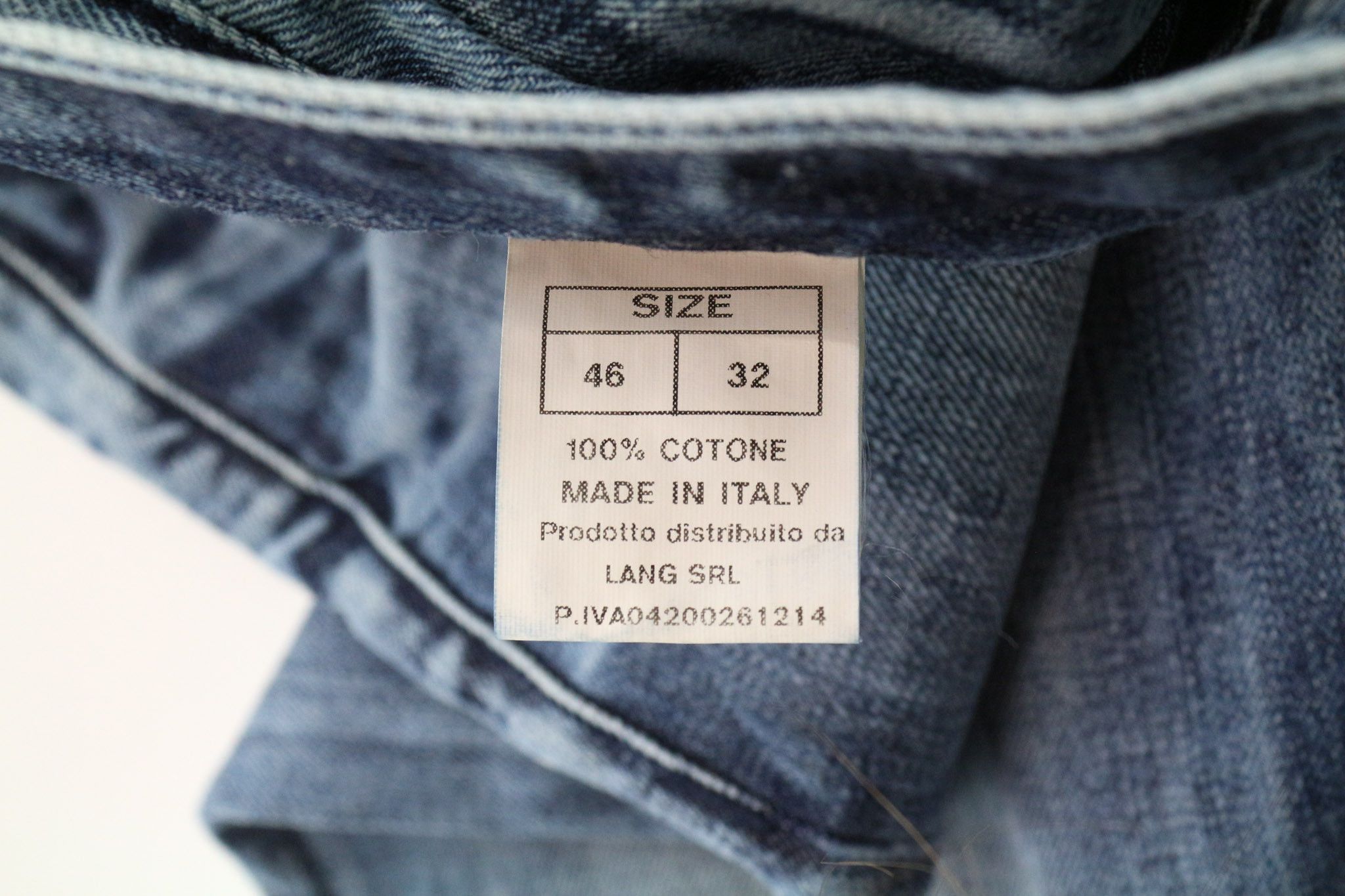 Takeshy Kurosawa TK 08 W32 Blue Slim Button-Fly Non-Stretch Jeans 74198 Size US 32 / EU 48 - 5 Thumbnail