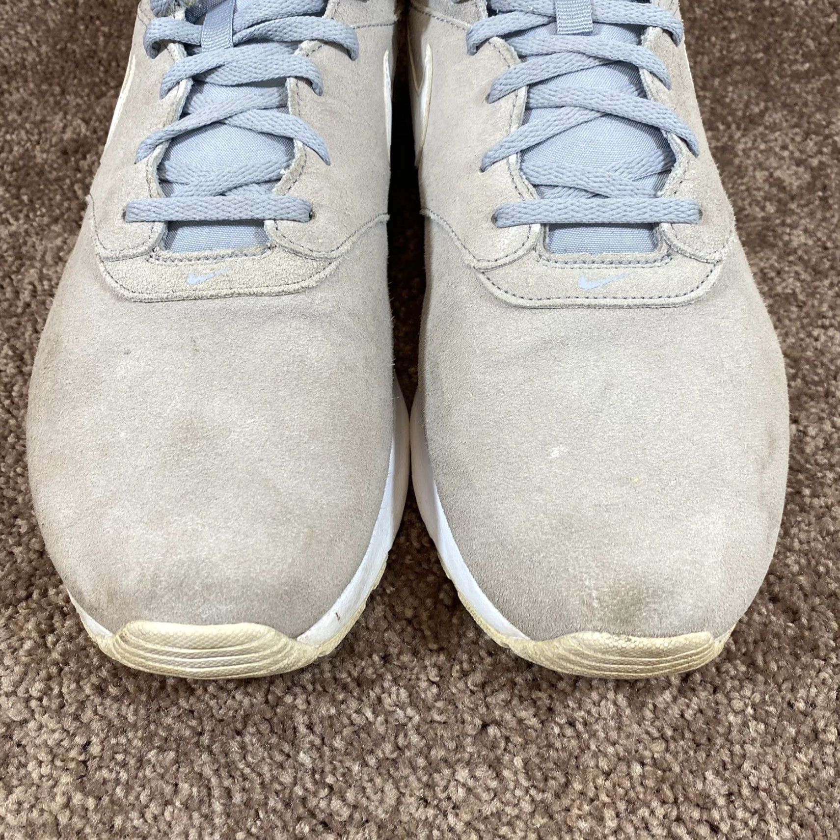 Nike Nike Air Max Tavas Mens Sneaker 14 Gray Suede Leather Trainers 802611-005 Size US 13 / EU 46 - 5 Thumbnail