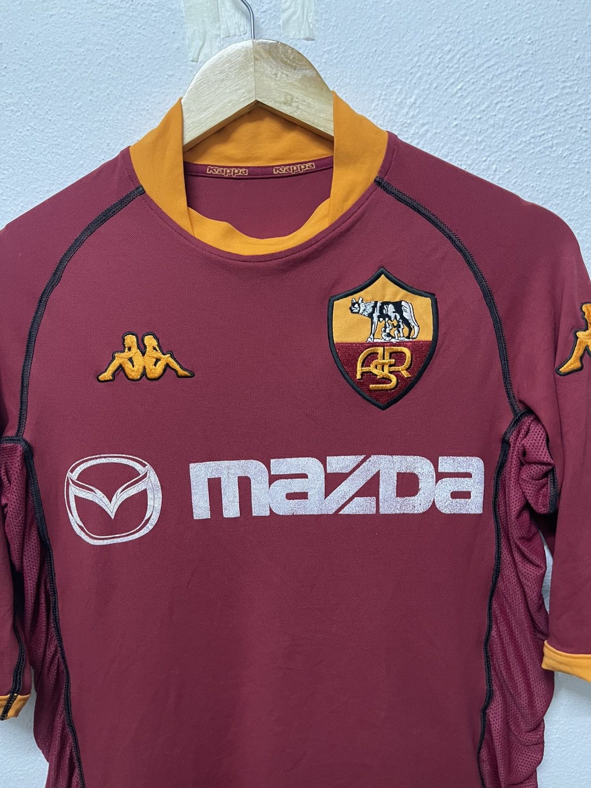 Other VINTAGE 02-03 AS ROMA HOME JERSEY SLIMFIT STYLE Size US L / EU 52-54 / 3 - 5 Thumbnail