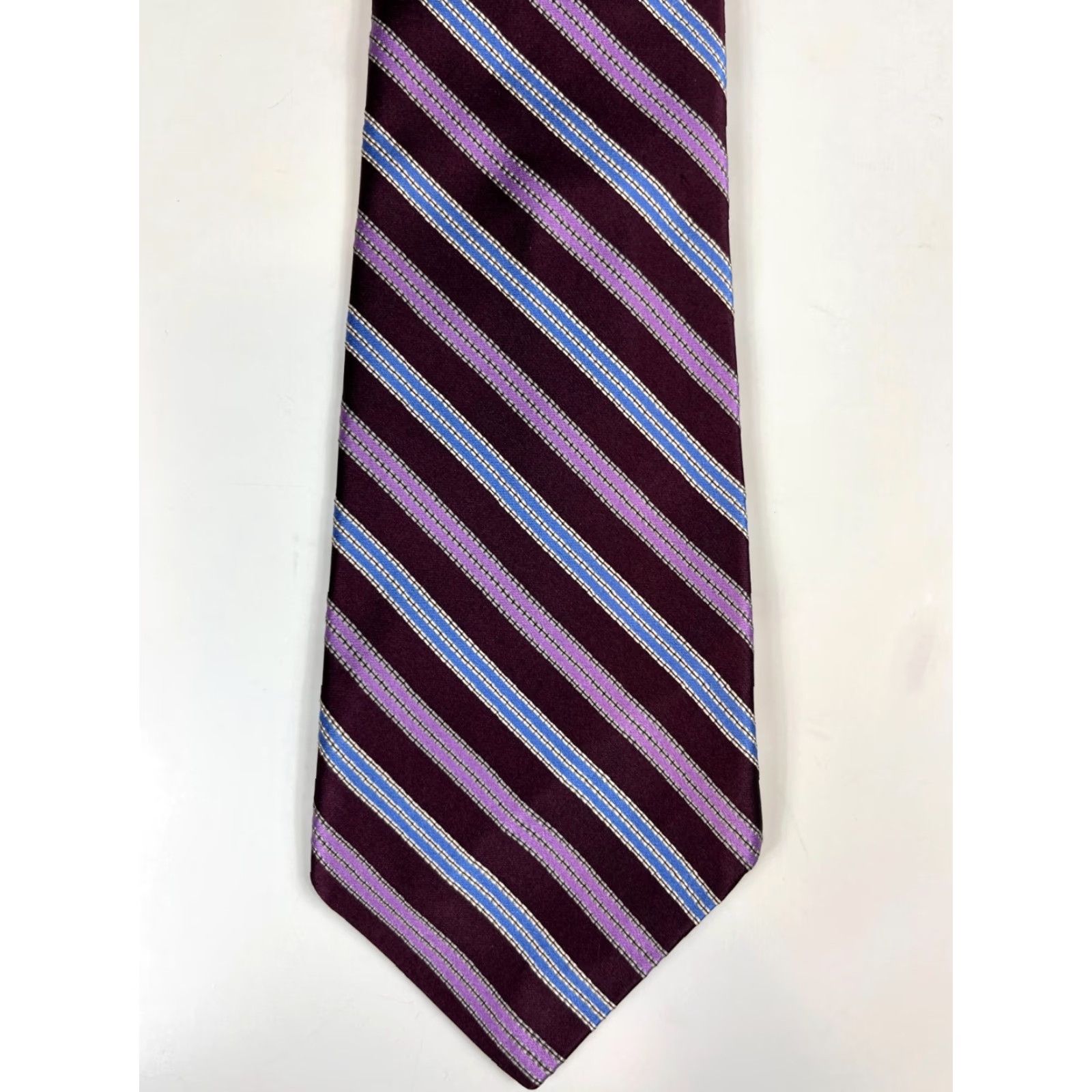 Robert Talbott Robert Talbott Men's Carmel Tie Striped Hand Made in USA Size ONE SIZE - 3 Thumbnail
