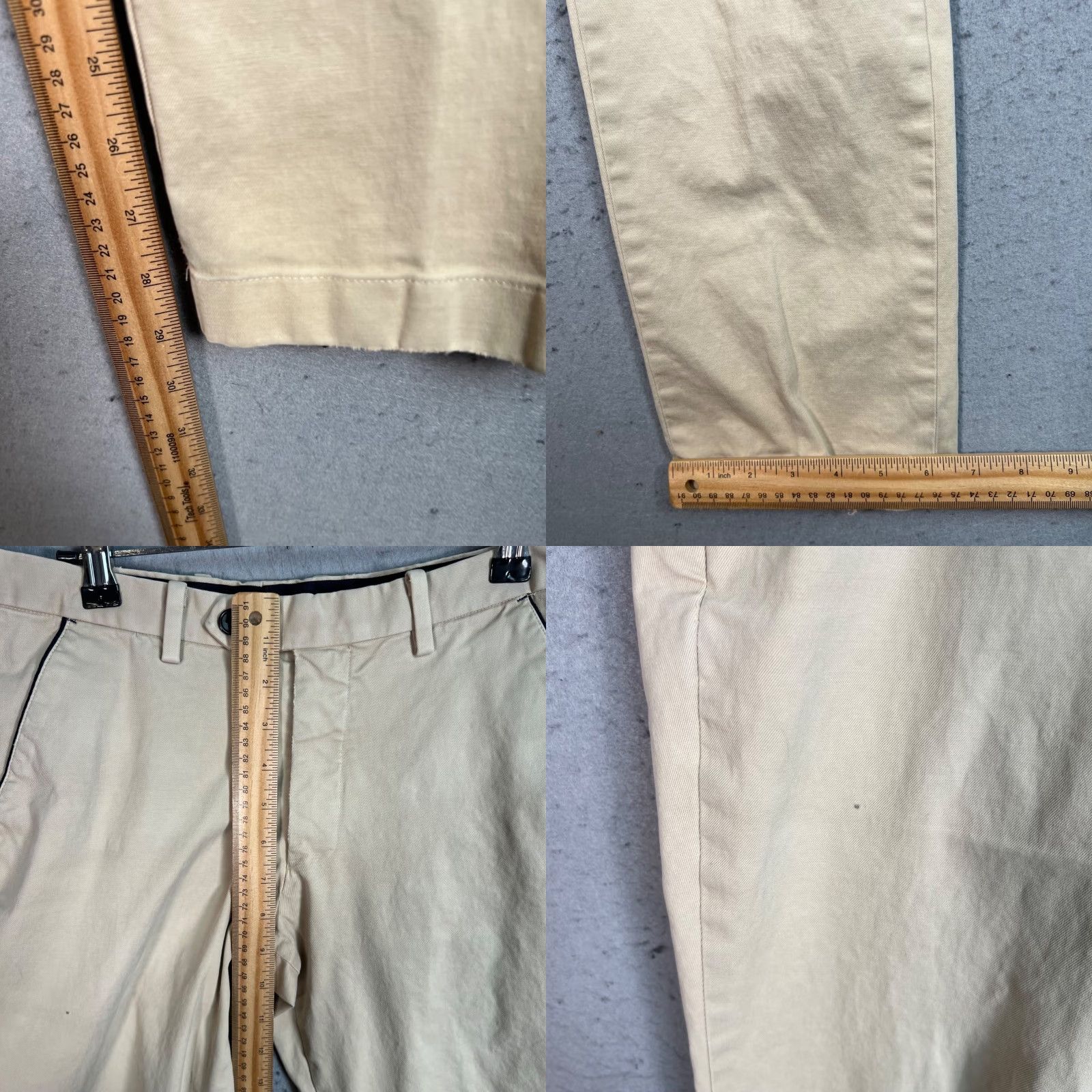 Vintage Tomorrowland Mens Slim-Fit Beig e Cotton Blend Chino Pants Size 46 Casual Shirt? Size US 30 / EU 46 - 8 Thumbnail