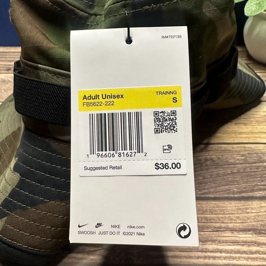 Nike Nike Dri-FIT Apex Camo Print Bucket Hat NWT Size Small Adult Size ONE SIZE - 9 Thumbnail
