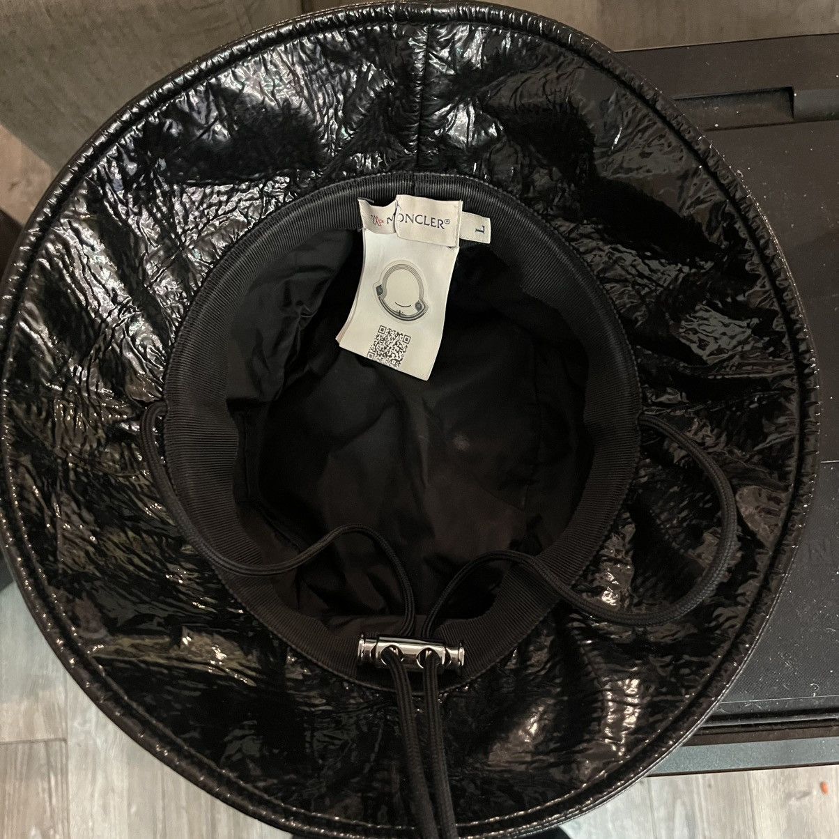 Moncler Iconic black Moncler bucket hat Size ONE SIZE - 8 Thumbnail