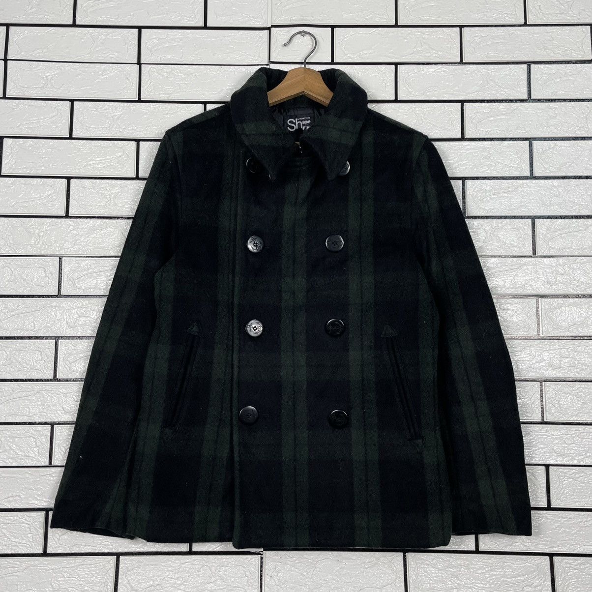 Japanese Brand Shape Shifter By Freak's Store Double Breasted Tartan Jacket Size US M / EU 48-50 / 2 - 1 Thumbnail