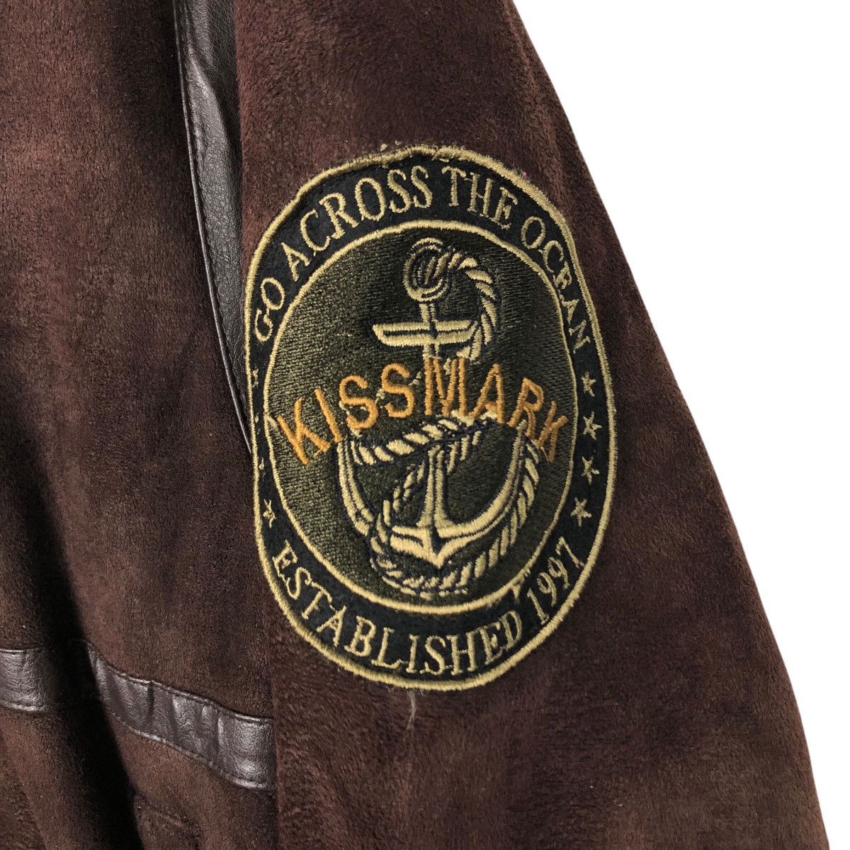 Japanese Brand 📌Vintage Biker Jacket Shearling Fur Blanket Kissmark Size US M / EU 48-50 / 2 - 17 Thumbnail