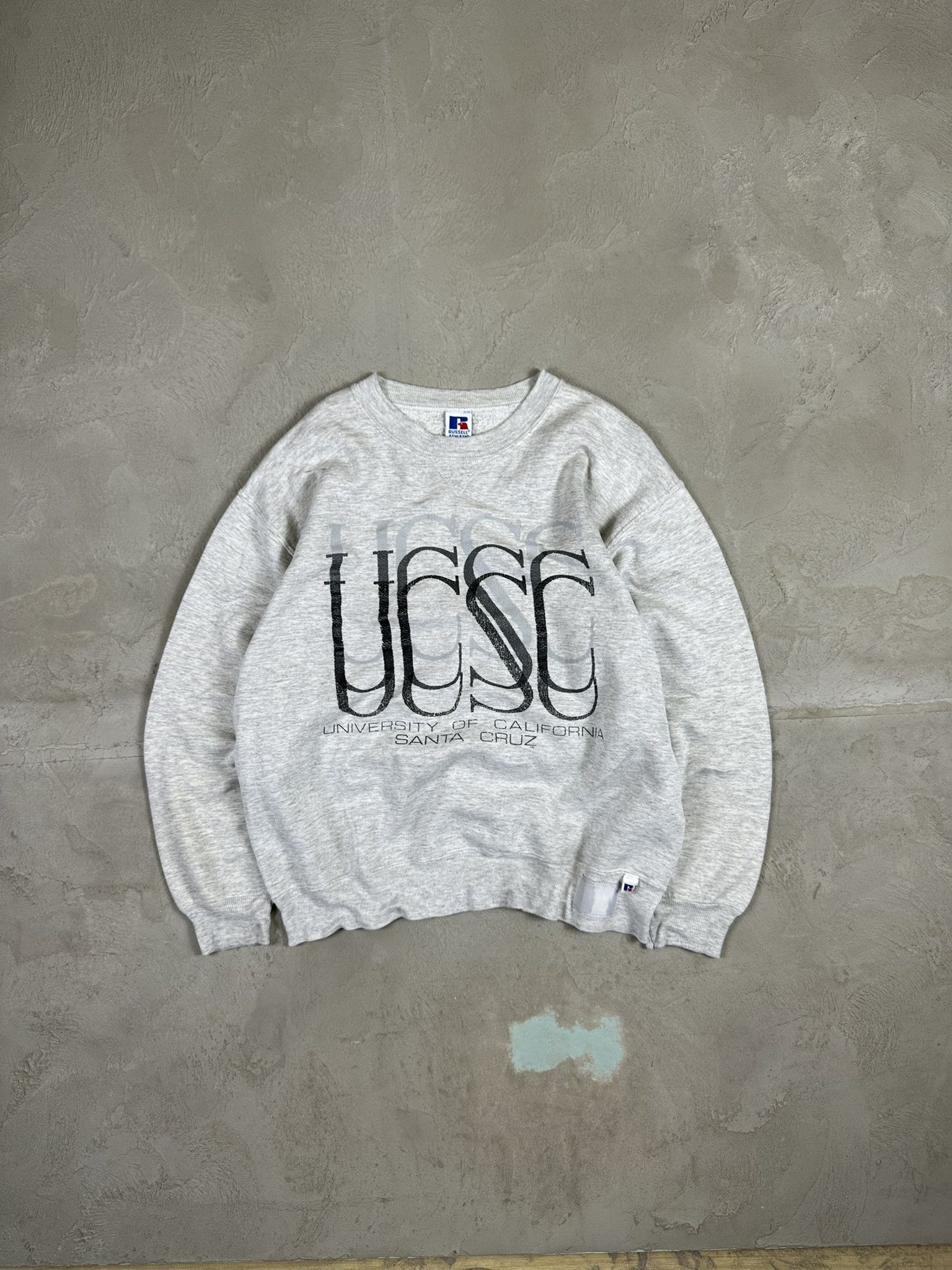 Vintage 90s Vintage University of California Boxy Sweatshirt Size US L / EU 52-54 / 3 - 1 Thumbnail