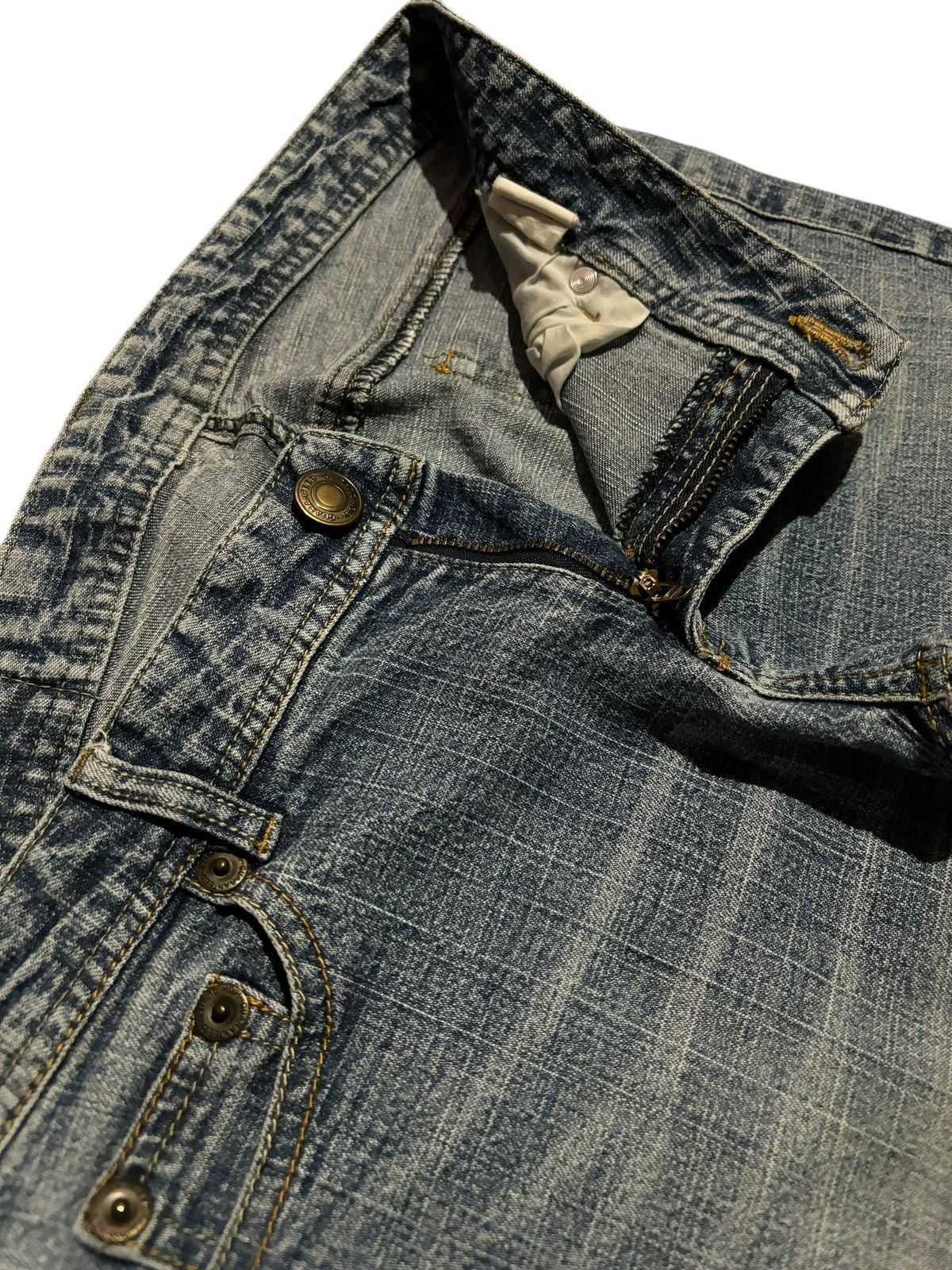 Japanese Brand × Vintage Japanese Forth Jeans Faded Skinny Slim fit Denim Size US 32 / EU 48 - 4 Thumbnail