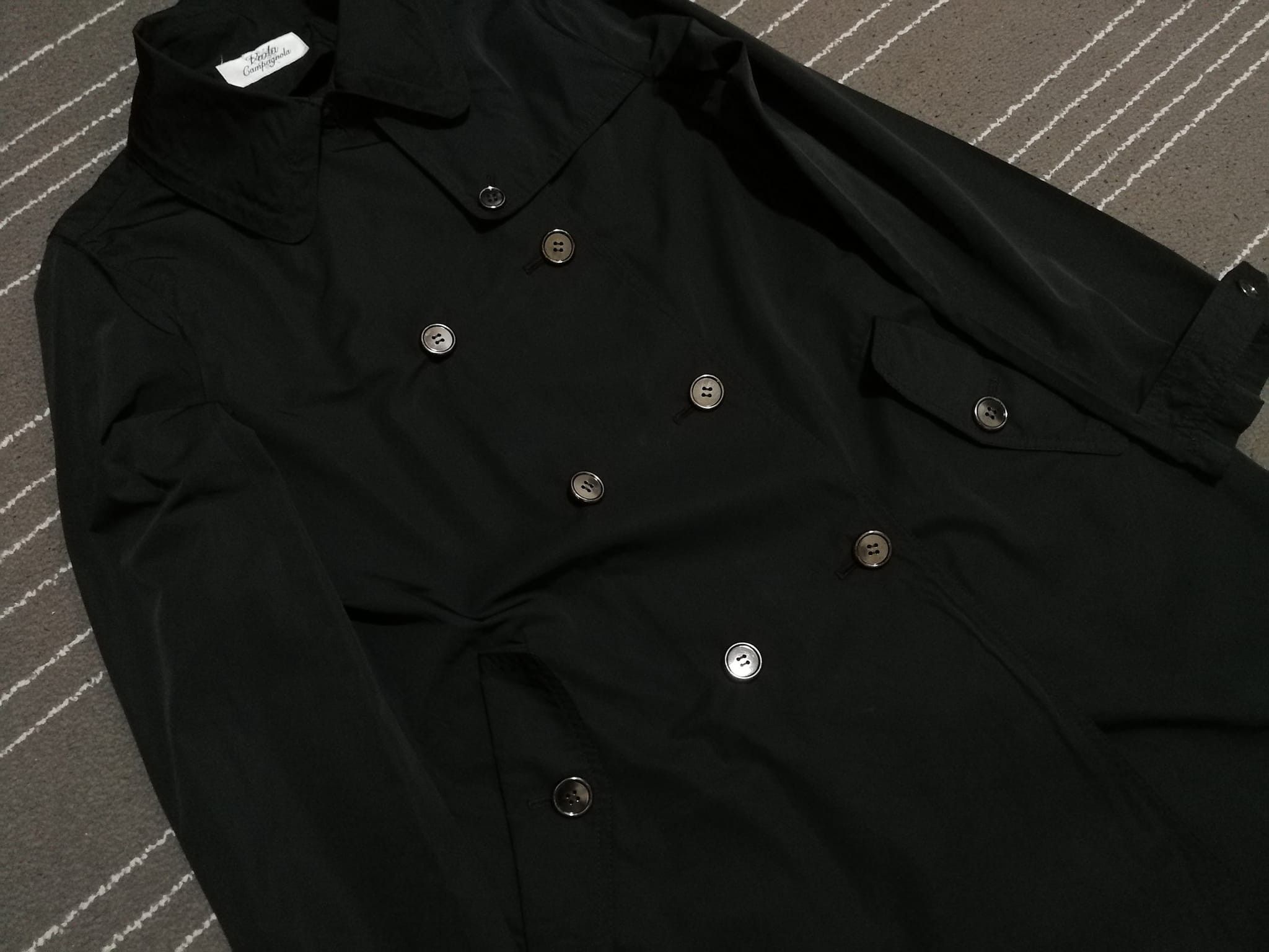 Designer Viola Gampagnola trench jacket XS 1794 Size XS / US 0-2 / IT 36-38 - 4 Thumbnail
