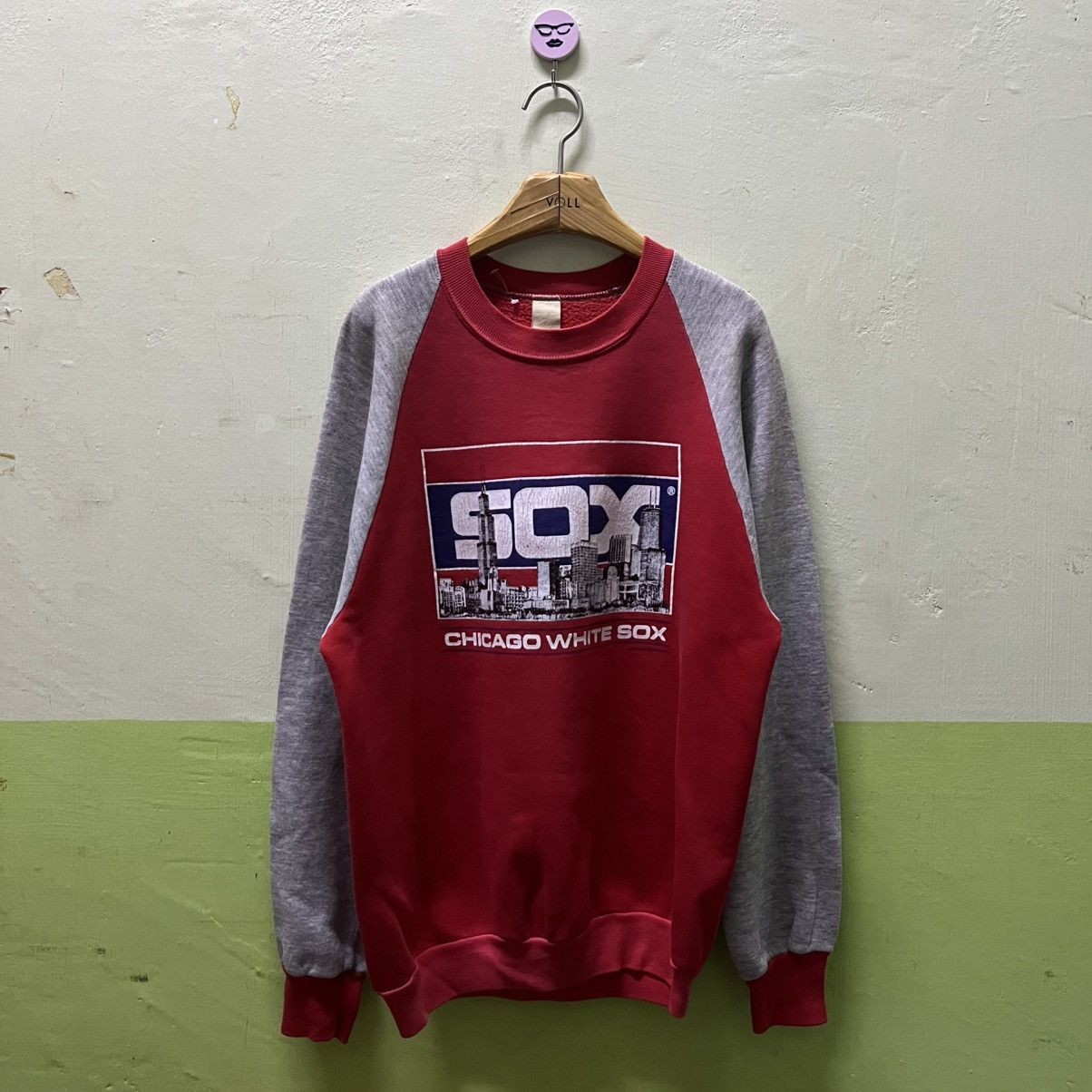 MLB Rare Vintage 90s MLB X Chicago White Sox Sweatshirt Size US S / EU 44-46 / 1 - 1 Thumbnail