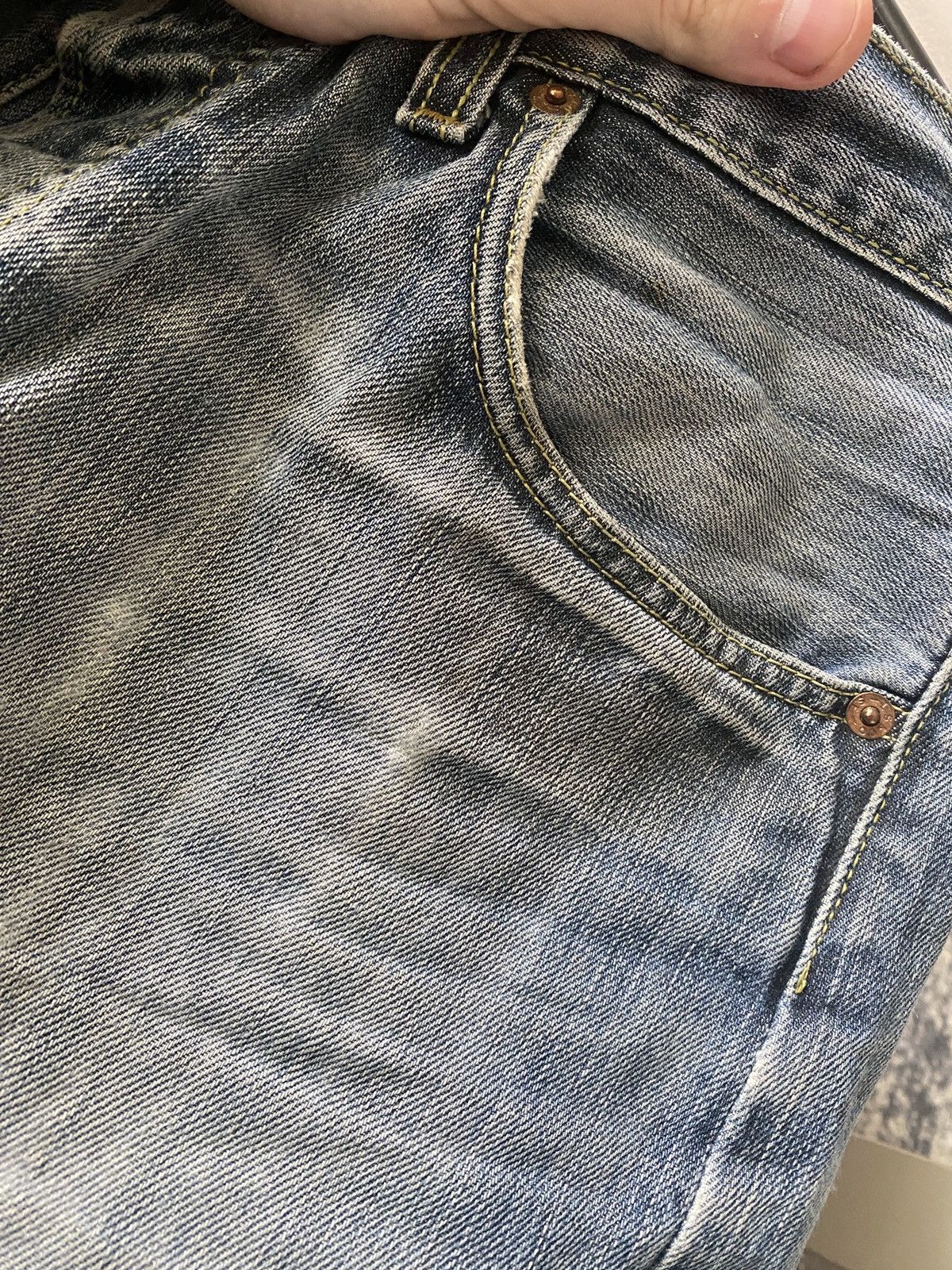Levi's × Vintage Vintage Levi's 501 Size 34x32 273 Button Jeans 00s Size US 34 / EU 50 - 9 Thumbnail
