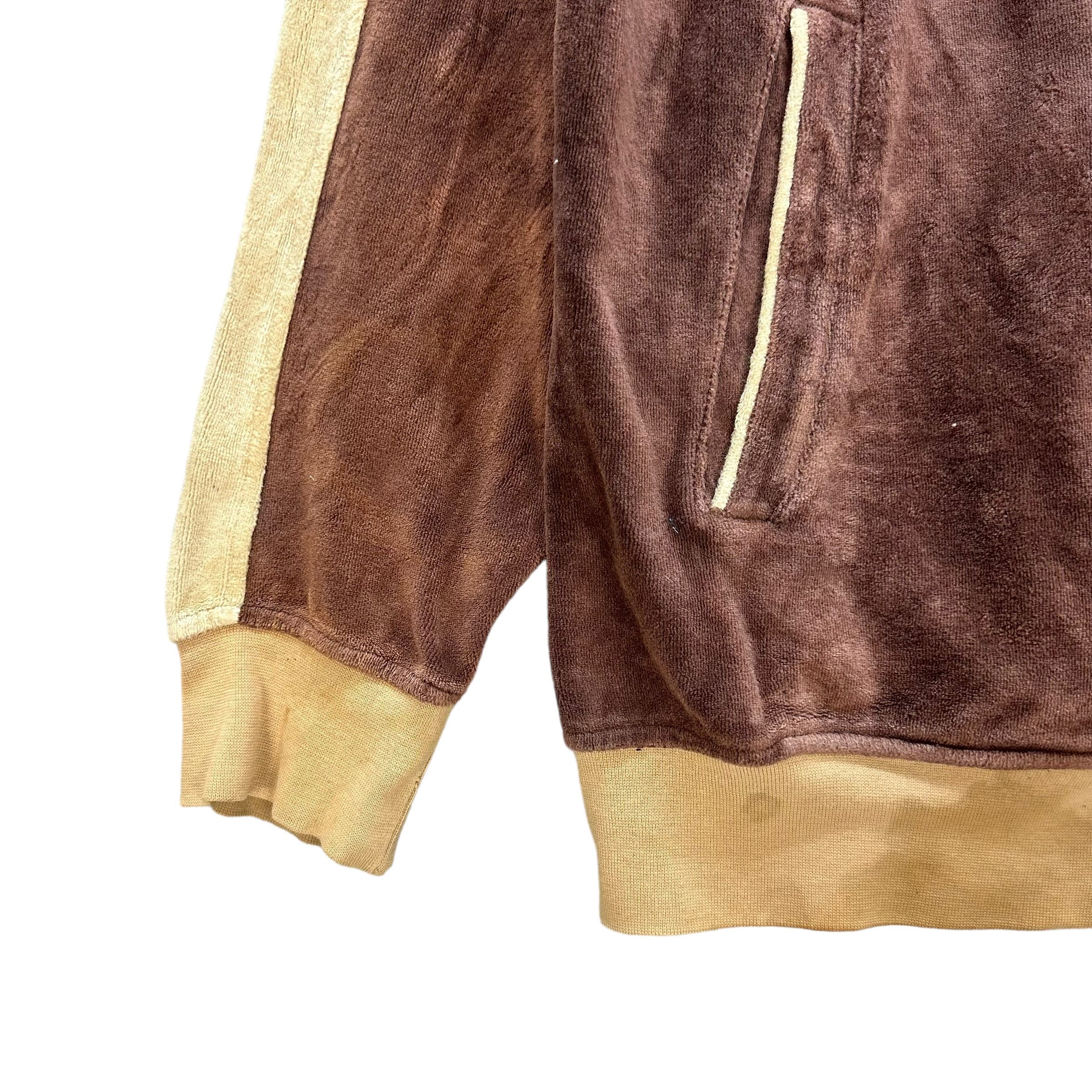 Japanese Brand MISCHIEVOUS EMBROIDERY BIG LOGO VELVET JACKET #8931-040 Size US M / EU 48-50 / 2 - 7 Thumbnail