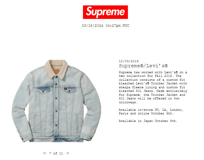 ジャケット・アウター Supreme Denim Trucker Jacket Bleached Supreme/Denim Trucker Jacket Bleached M - メルカリ