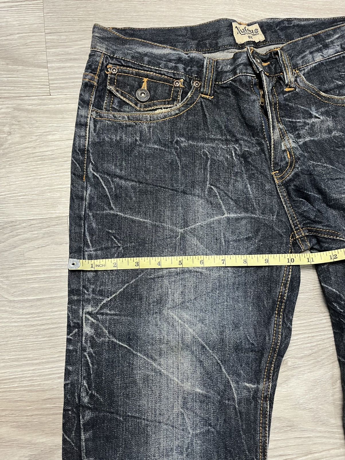Hysteric Glamour Y2k Nylaus ifsixwasnine Faded Bootcut Denim Pants Size US 32 / EU 48 - 10 Thumbnail