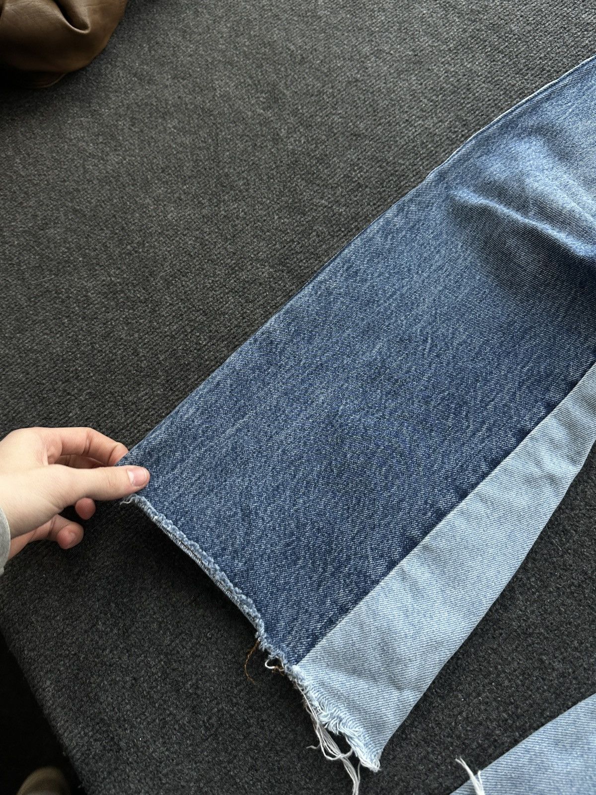 Sandro FLARED BOOTCUT 🚨 SANDRO WOMEN RARE BLUE DENIM PANTS Size 26" / US 2 / IT 38 - 3 Thumbnail