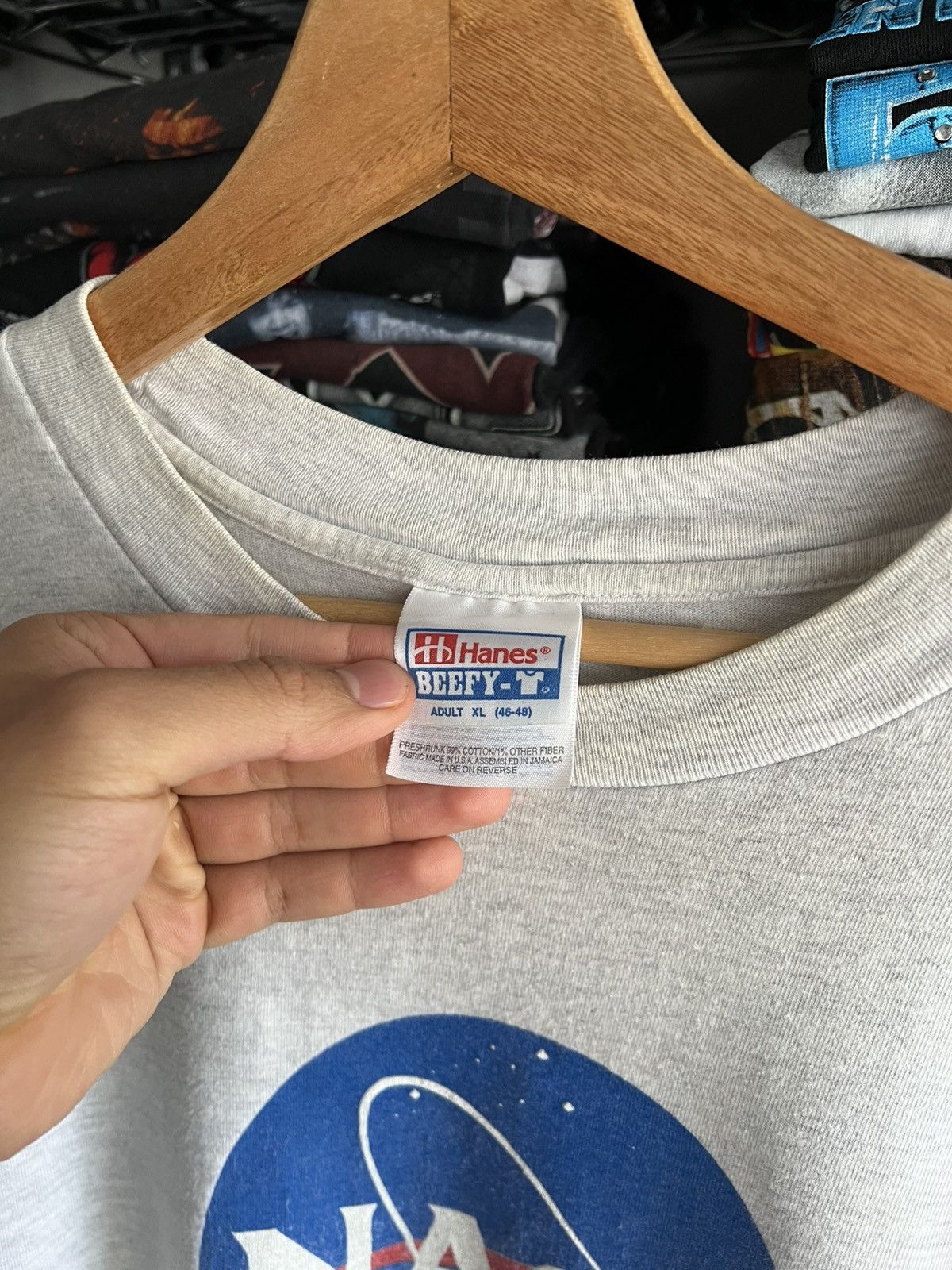 Hanes 2000 NASA STAR Student Involvement Program Logo Tee Size US XL / EU 56 / 4 - 4 Thumbnail