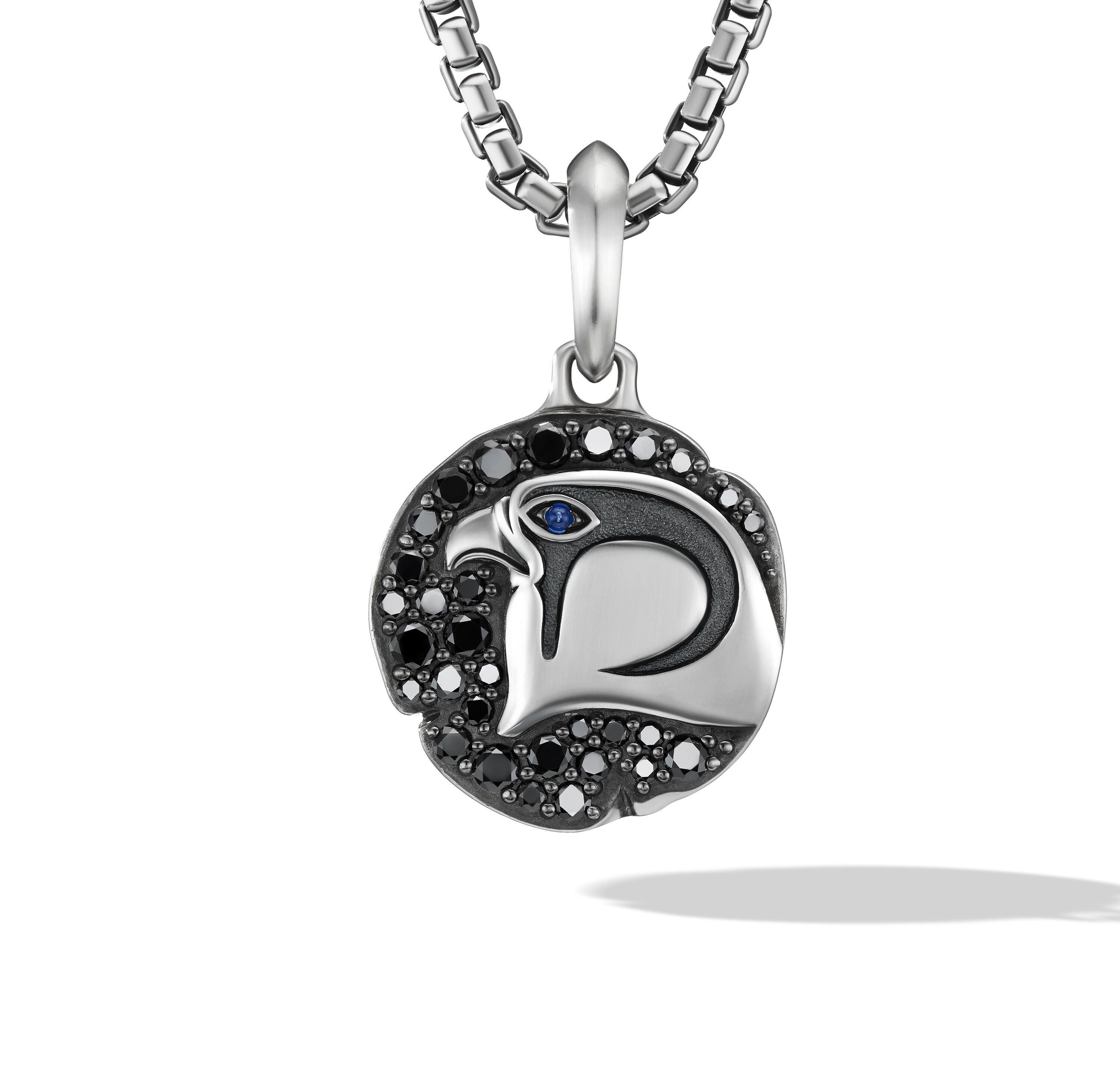 David Yurman o1w1db10526 D25973M /Size 8 /Cairo Falcon Amulet in Silver Size ONE SIZE - 1 Thumbnail