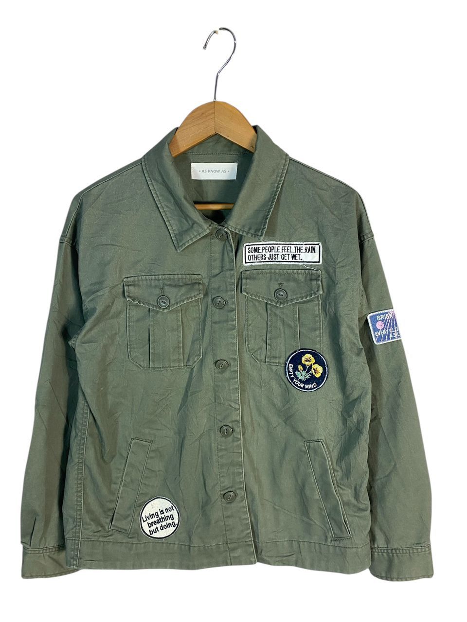 Japanese Brand As know as military fashion button up shirt with patches Size M / US 6-8 / IT 42-44 - 1 Thumbnail