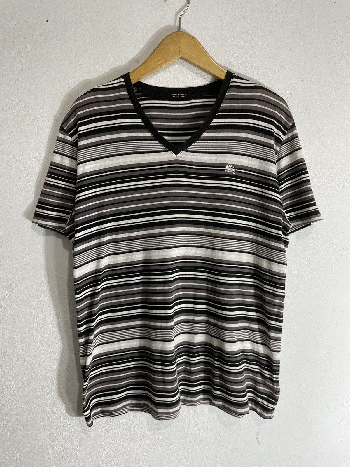 Burberry Burberry Black Label striped Tshirt Size US M / EU 48-50 / 2 - 7 Thumbnail