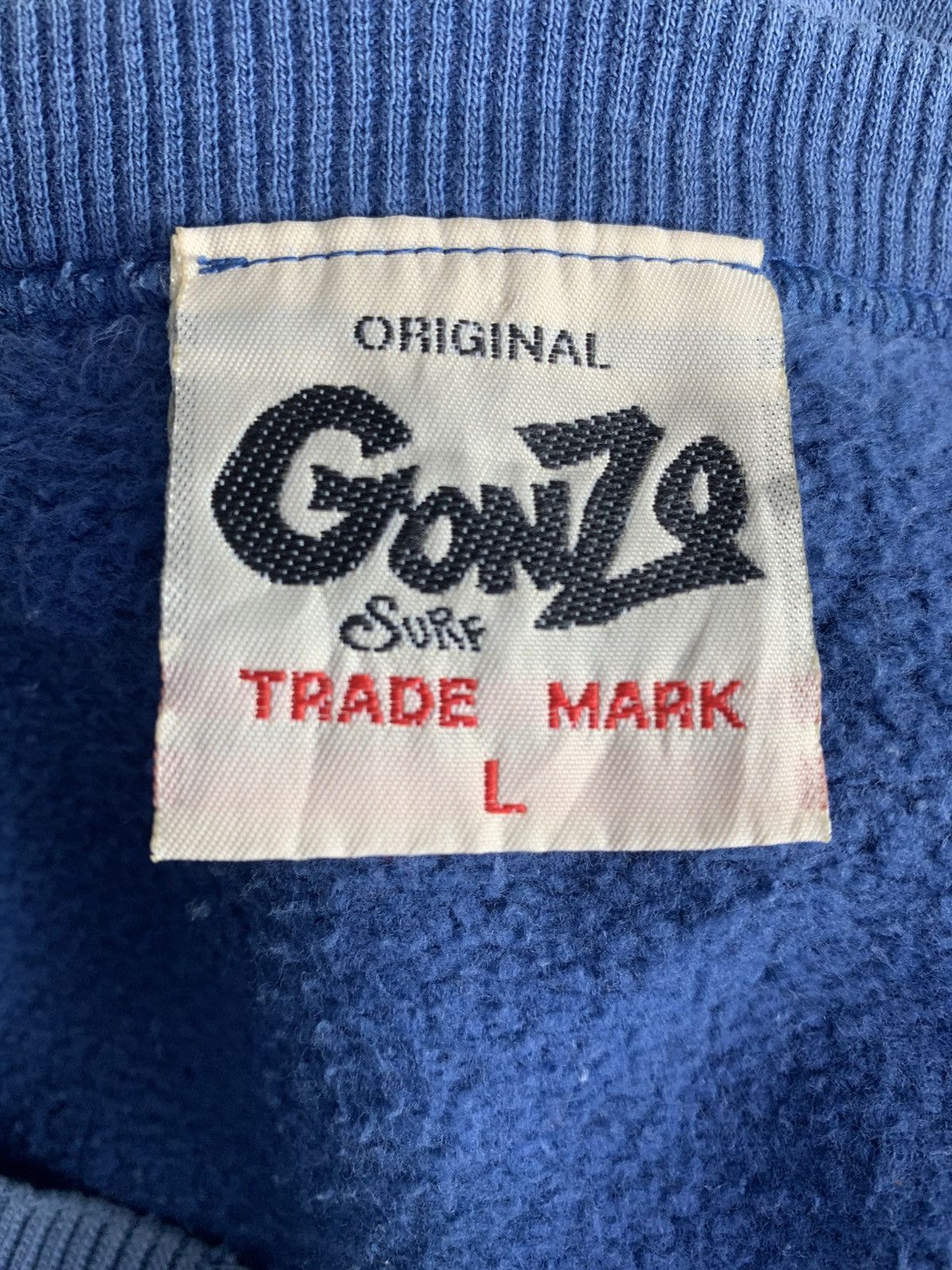 Vintage vintage JapaneseBrand Gonzo Surfstyle Streetwear sweatshirt Size US M / EU 48-50 / 2 - 7 Thumbnail