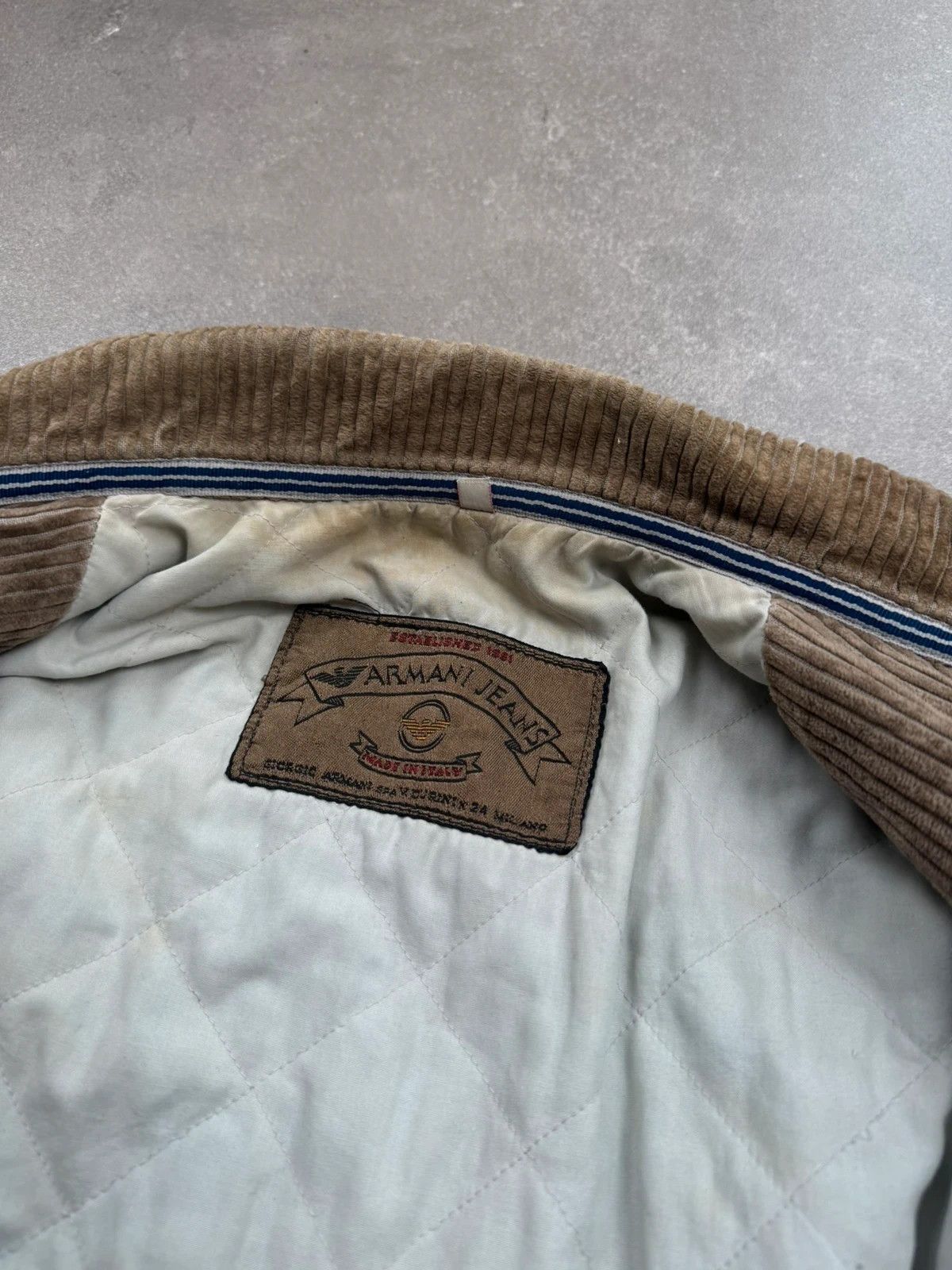 Armani Armani denim jacket vintage 1980s work wear made in Italy Size US L / EU 52-54 / 3 - 13 Thumbnail