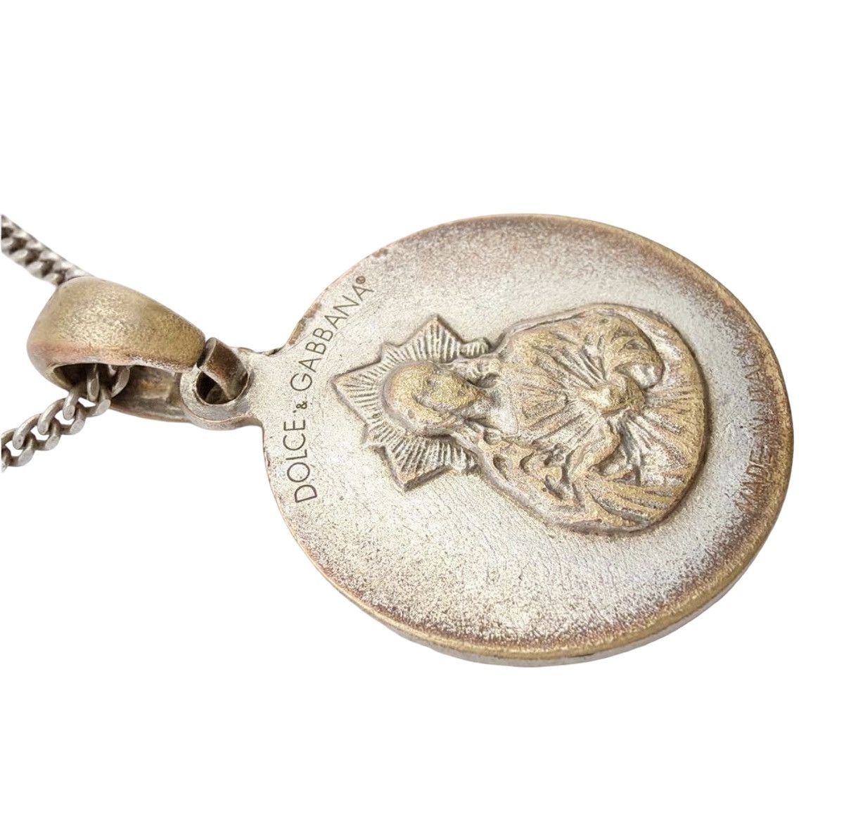 Dolce & Gabbana Dolce & Gabbana Archival Religious Medallion Necklace Size ONE SIZE - 6 Thumbnail