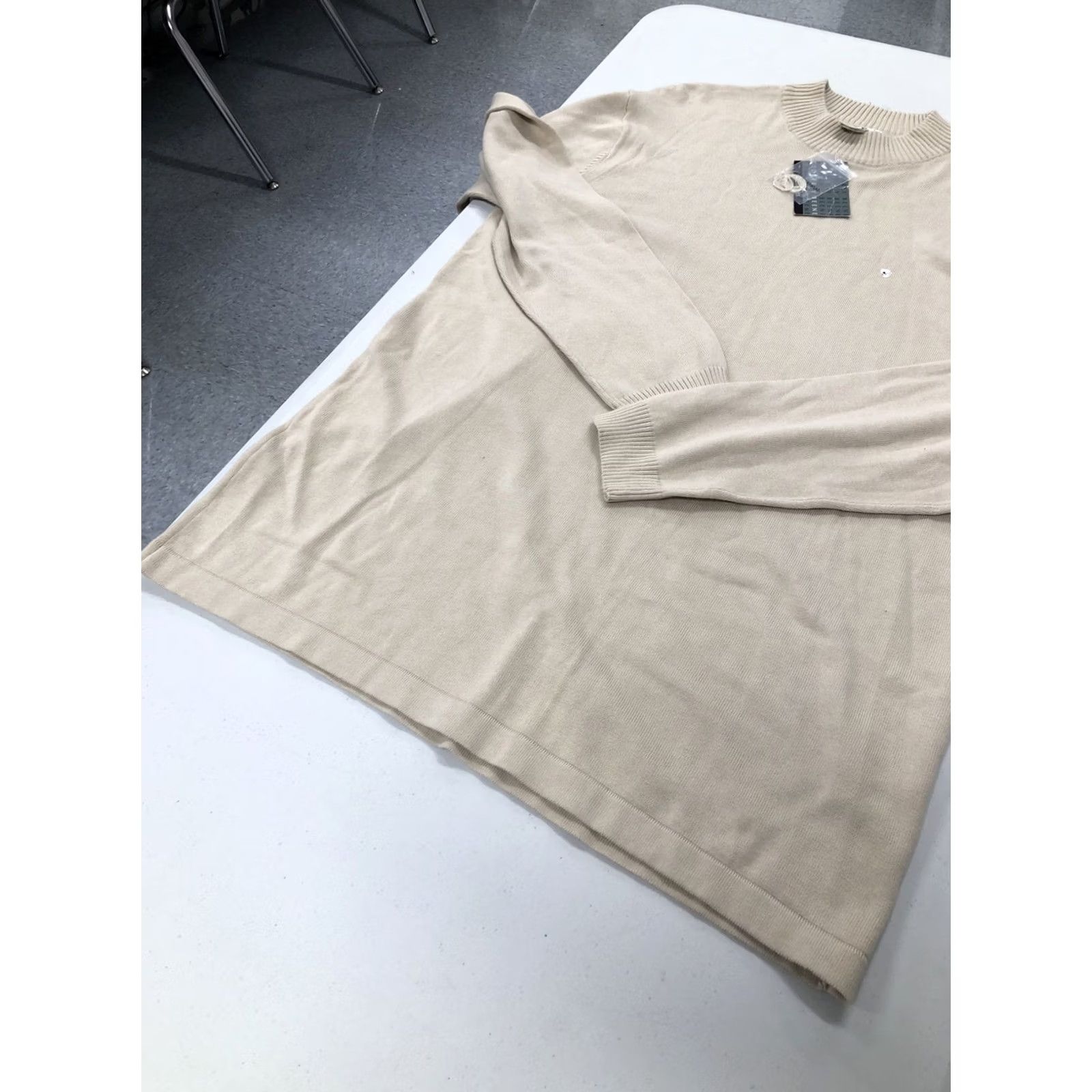 Geoffrey Beene Geoffrey Beene Sweater Men's Large Golden Hay 60% cotton 40% rayon Lite Size US L / EU 52-54 / 3 - 3 Thumbnail