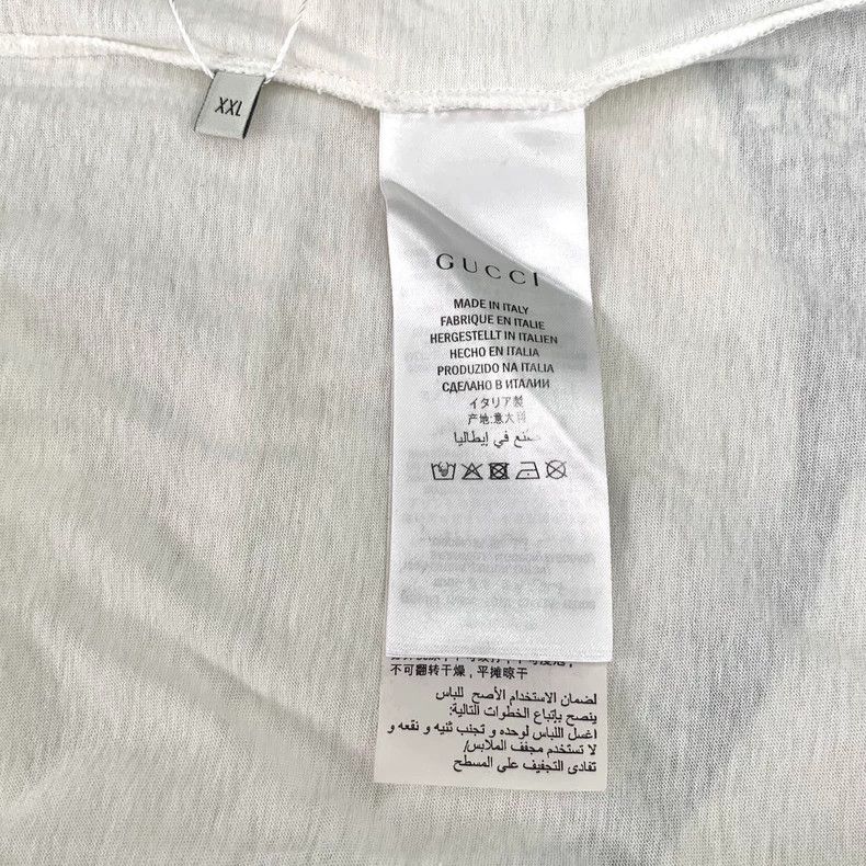 Gucci Gucci White logo letter snake head printed round-neck cotto Size US XXL / EU 58 / 5 - 6 Thumbnail