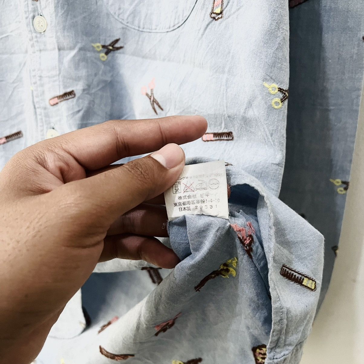 Issey Miyake Frapbois Half x Issey Miyake Botton Up Shirt Size US M / EU 48-50 / 2 - 5 Thumbnail