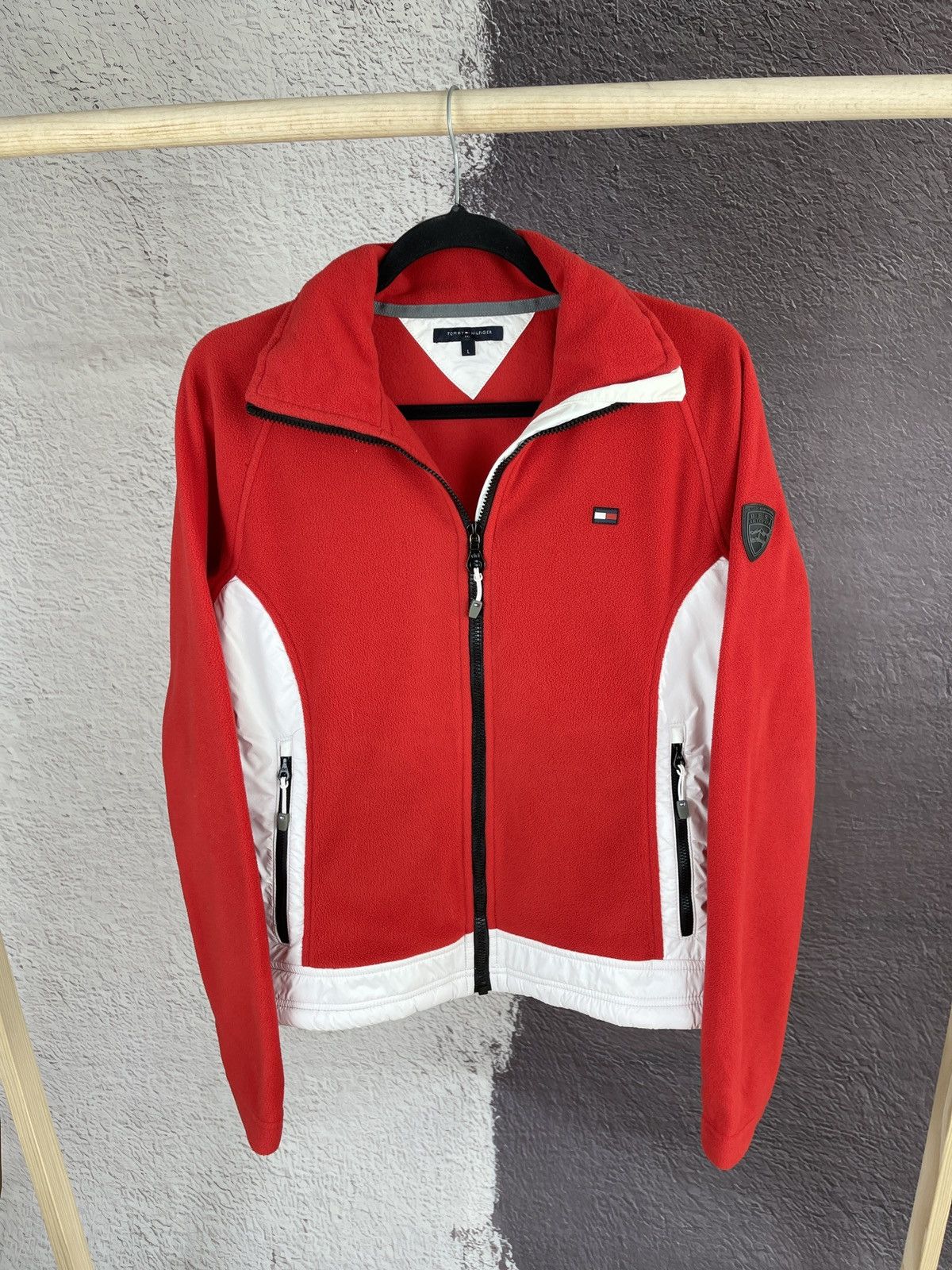 Tommy Hilfiger Tommy Hilfiger Ski line full zip fleece pullover jacket Size L / US 10 / IT 46 - 1 Thumbnail