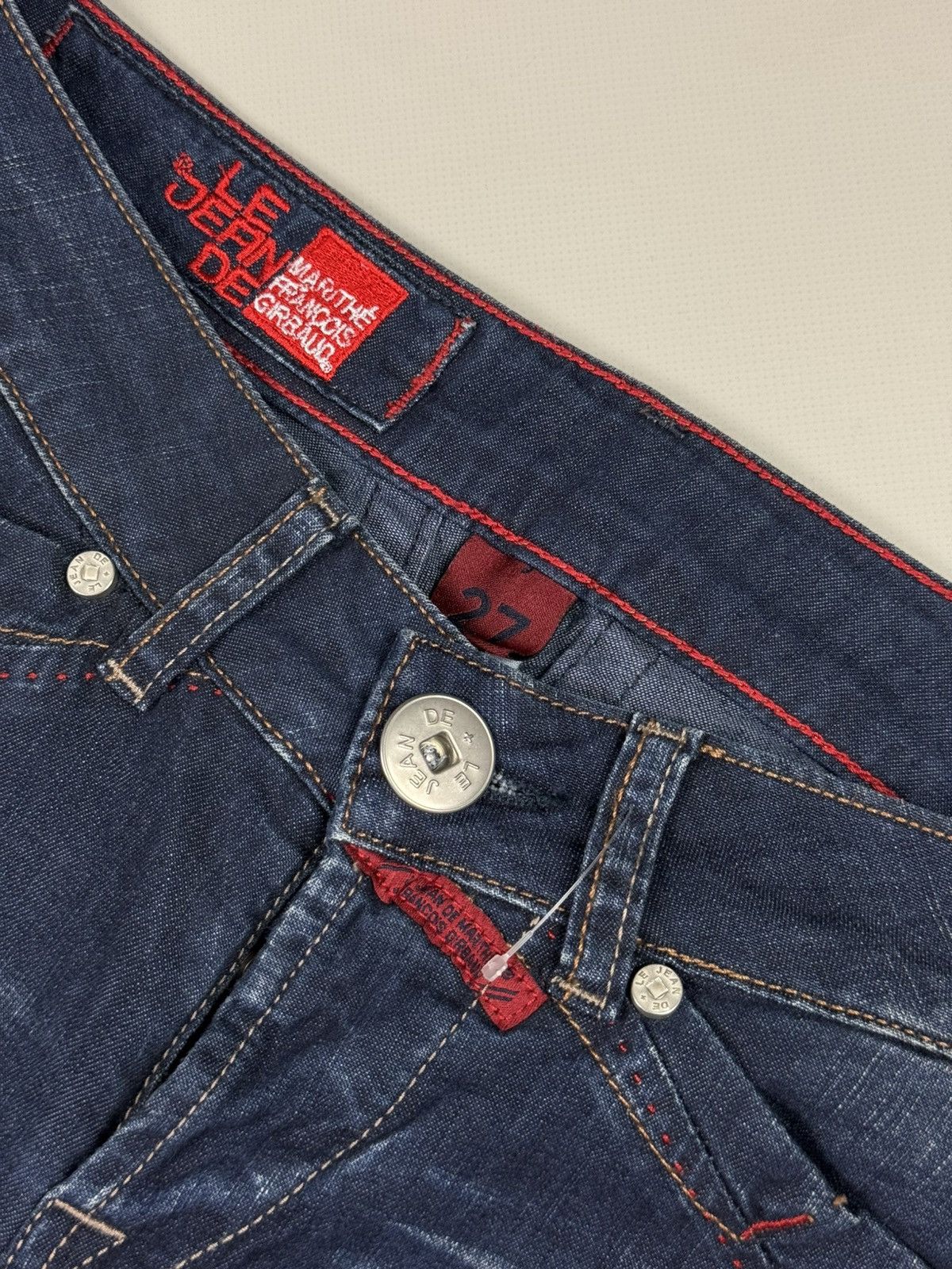 Marithe + Francois Girbaud Marithe Francois Girbaud Ladies Vintage Y2K Low Rise Jeans Size 27" / US 4 / IT 40 - 10 Thumbnail