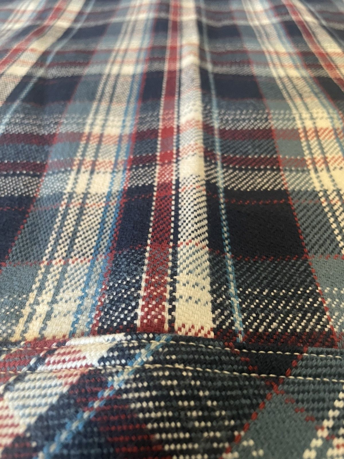 UES Japan UES Heavy Flannel Shirt - Navy Size US S / EU 44-46 / 1 - 6 Thumbnail