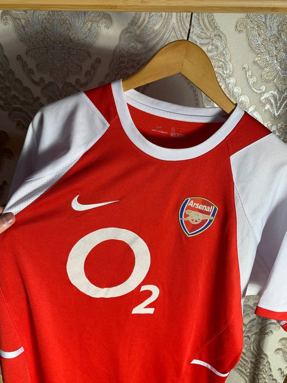 Vintage VERY RARE NIKE FC ARSENAL LONDON ENGLAND SOCCER JERSEY RETRO Size US XL / EU 56 / 4 - 5 Thumbnail