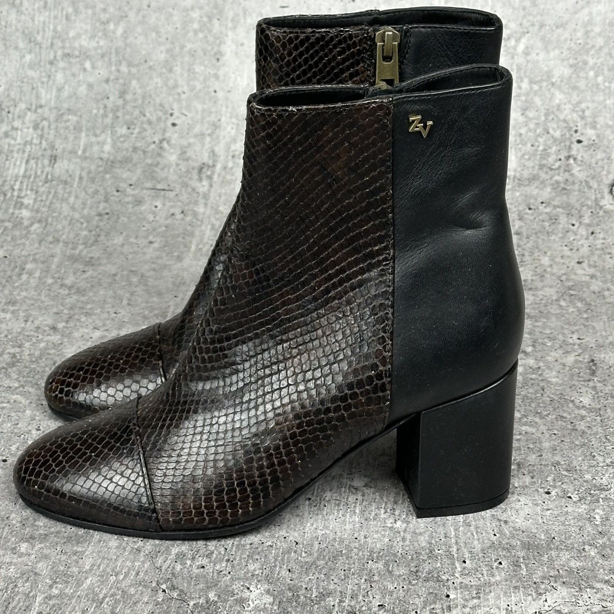 Zadig & Voltaire Zadig & Voltaire Lena Wild Leather Ankle Boots Shoes Size US 6 / IT 36 - 5 Thumbnail
