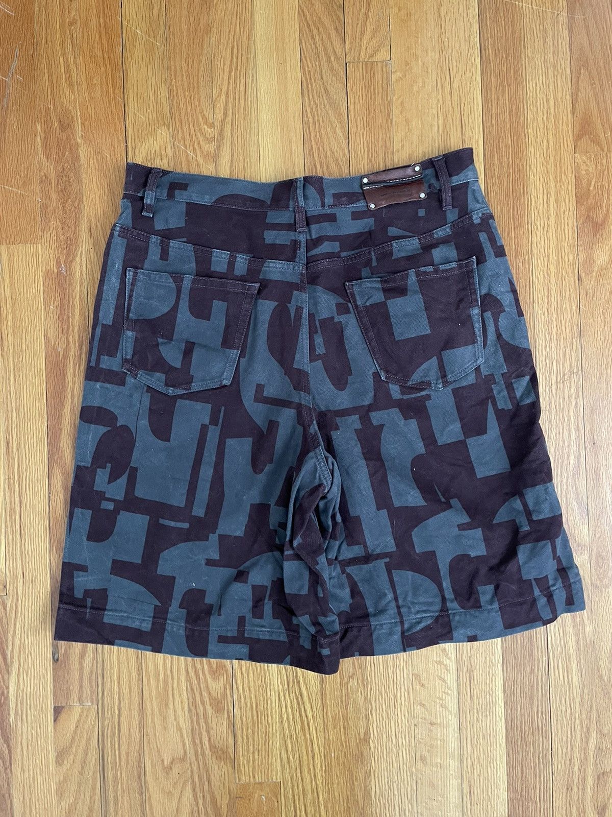 Dries Van Noten Dries Van Noten Denim Printed Shorts Size US 36 / EU 52 - 4 Thumbnail
