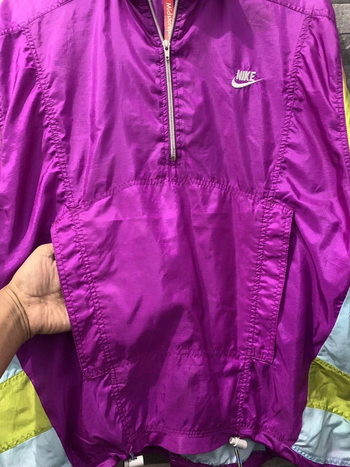 Nike Vintage Nike Elite Nylon Windbreaker Size US L / EU 52-54 / 3 - 4 Thumbnail