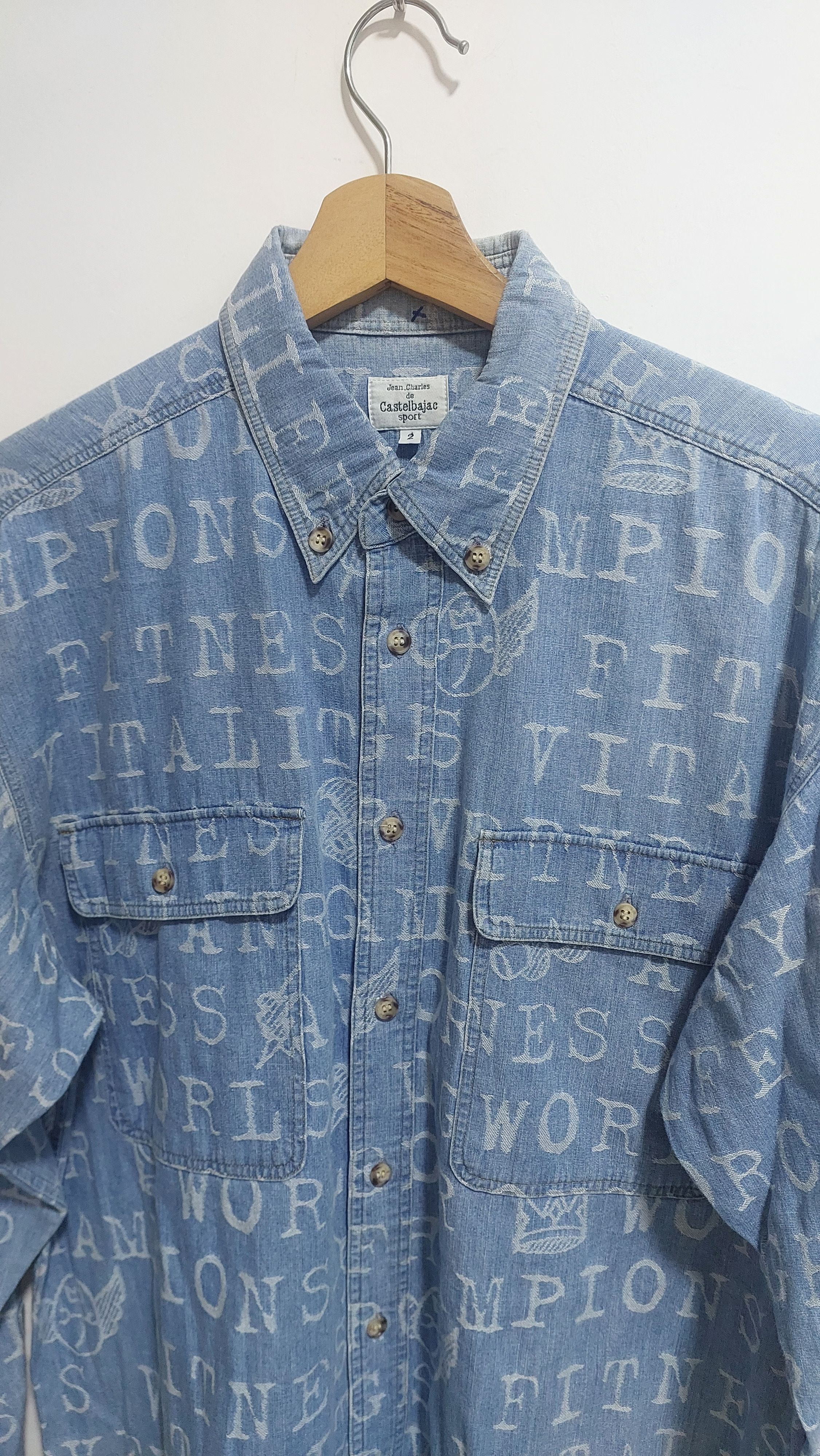 Jean Charles De Castelbajac Castelbajac Sport Full Print Shirt Size US M / EU 48-50 / 2 - 10 Thumbnail
