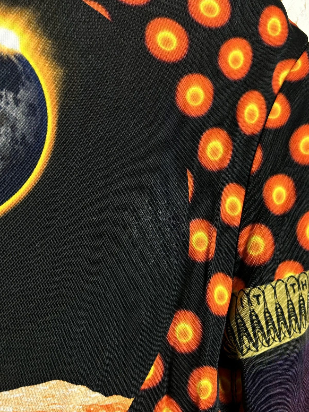 Givenchy Givenchy Solar Eclipse Print Jersey Button Up Shirt 40 Size S / US 4 / IT 40 - 9 Thumbnail