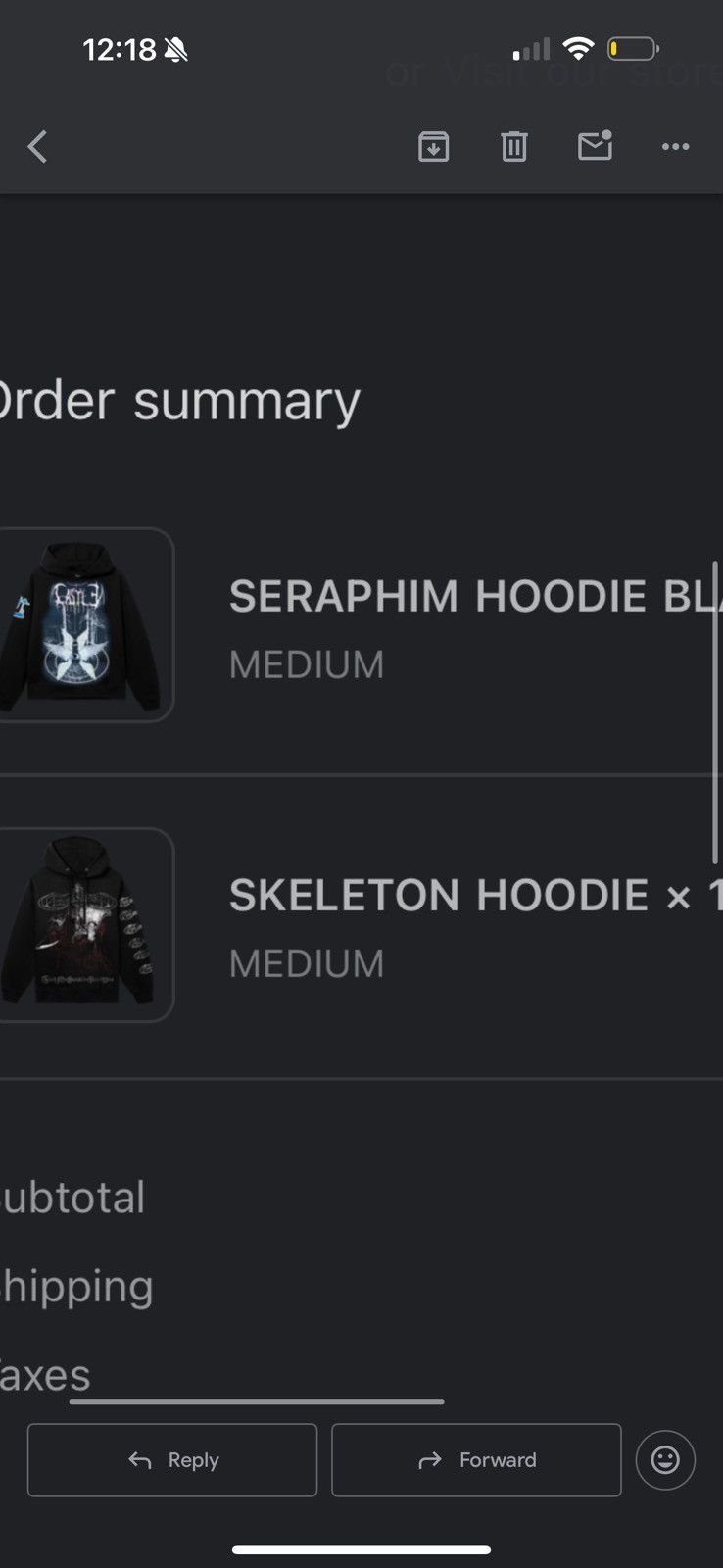 Revenge Revenge Castle Skeleton hoodie Size US M / EU 48-50 / 2 - 6 Thumbnail