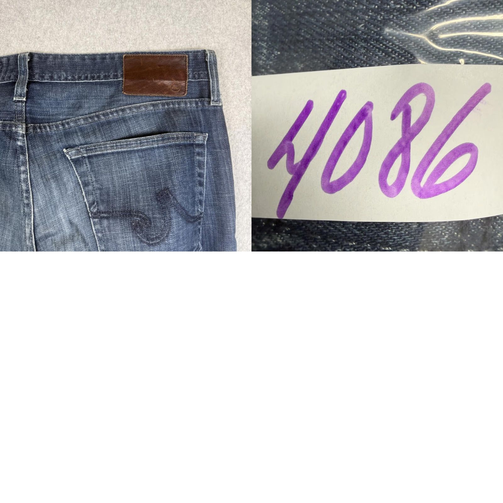 AG Jeans AG Jeans Adirano Goldschmied Men's 34x34 The Matchbox Slim Straight Jeans Shirt? Size US 34 / EU 50 - 8 Thumbnail