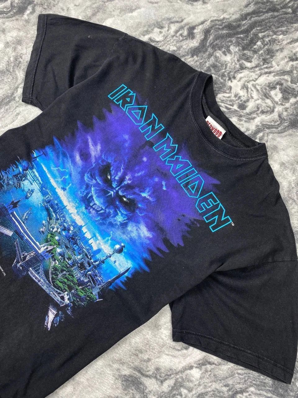 Vintage Vintage Iron Maiden T-Shirt 2000 Brave New World Size US XL / EU 56 / 4 - 3 Thumbnail